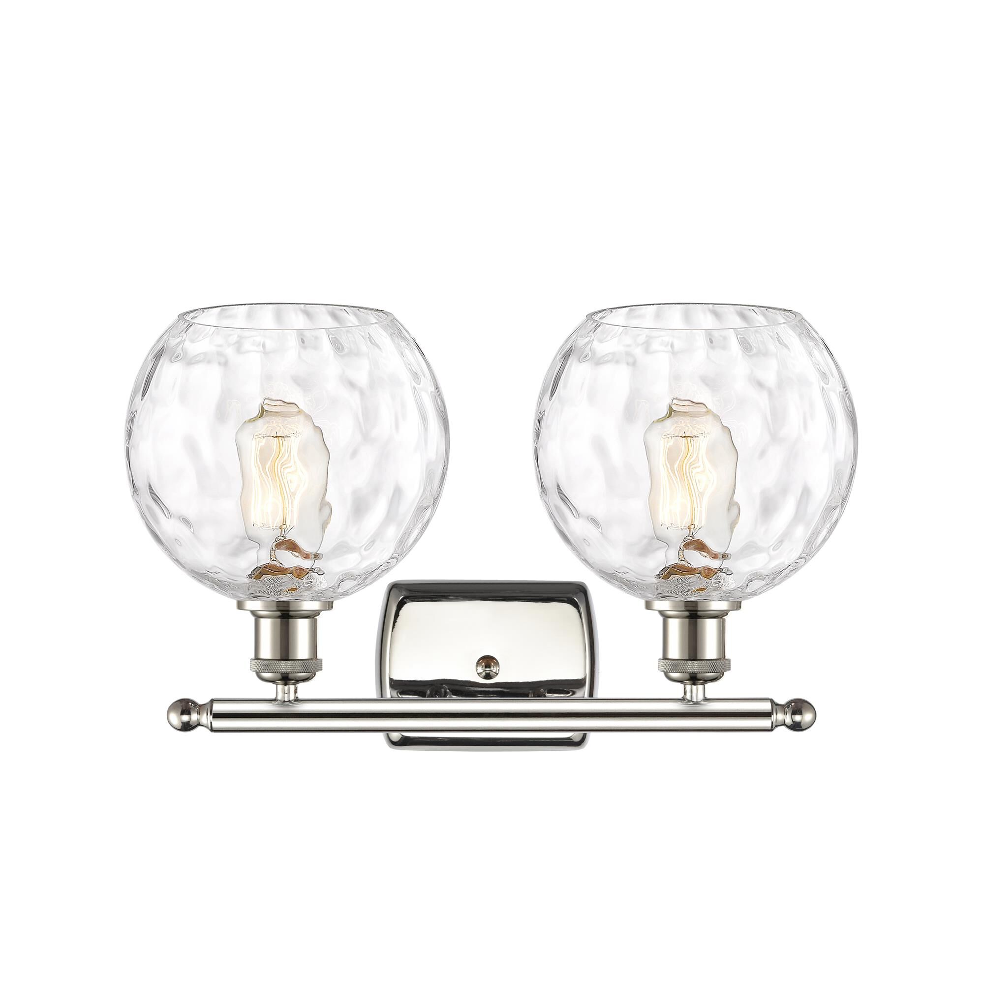 Bruno Marashlian Athens Water Glass 18 Inch 2 Light Bath Vanity Light by Innovations Lighting