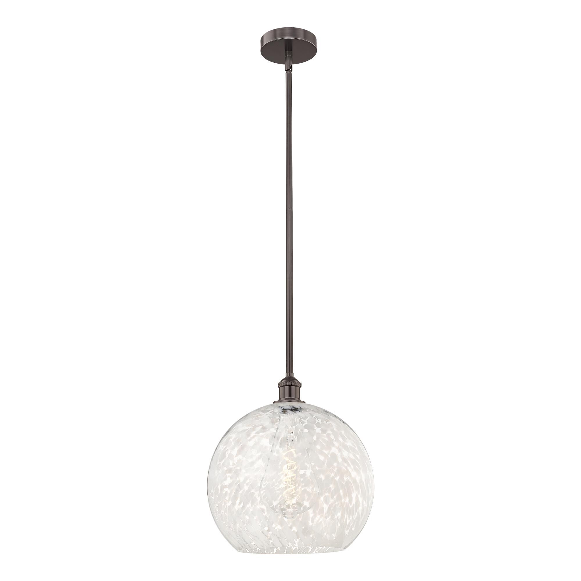 Bruno Marashlian White Mouchette 14 Inch Large Pendant by Innovations Lighting