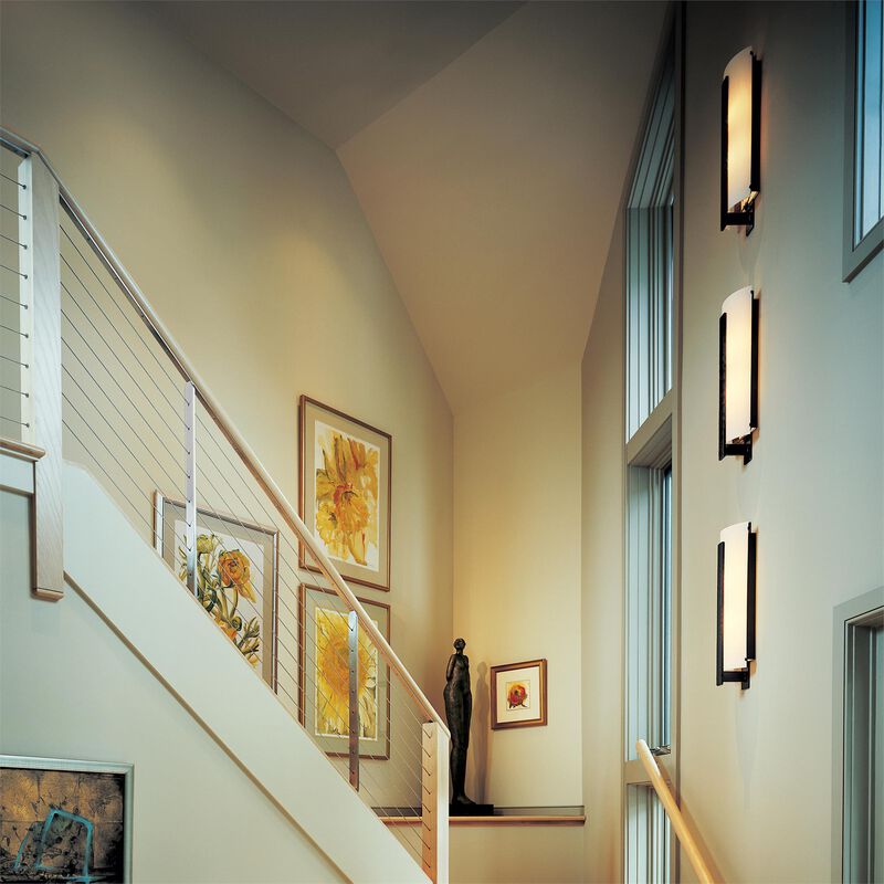 Forged Vertical Bar Large 2 Light Wall Sconce by Hubbardton Forge