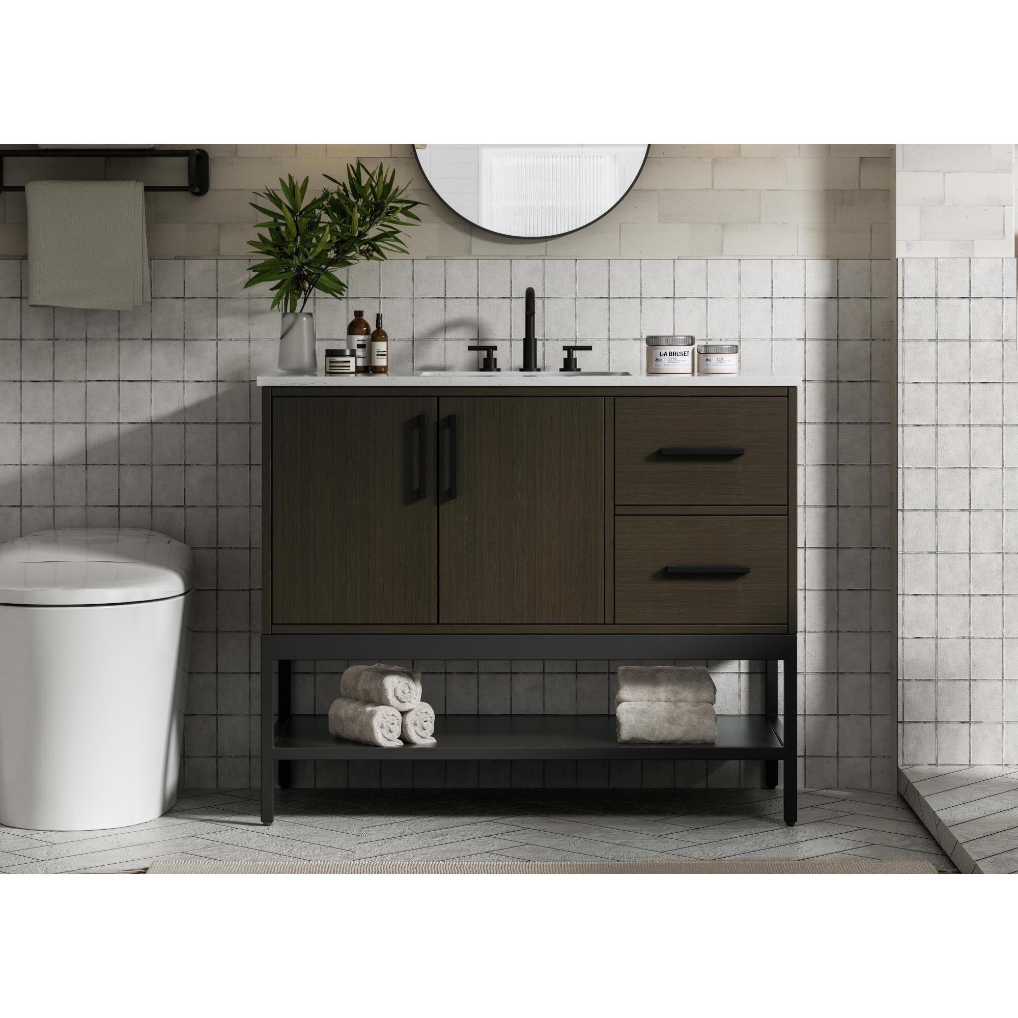 Lennox 0 Inch Bath Vanity by Elegant Dcor