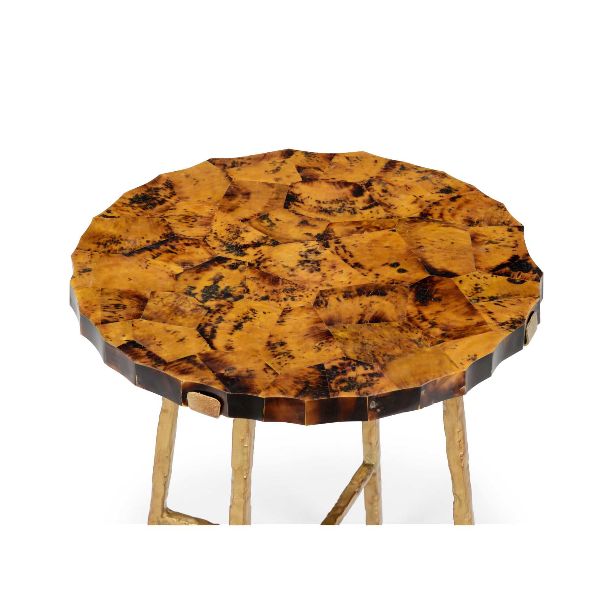 Brown Penshell End Table by Chelsea House