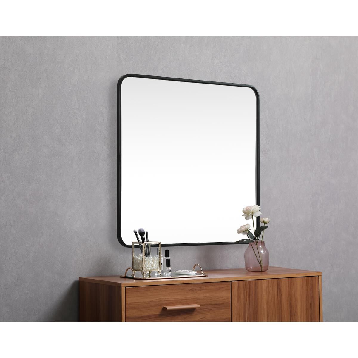 Evermore 30 Inch Bathroom Mirror by Elegant Decor
