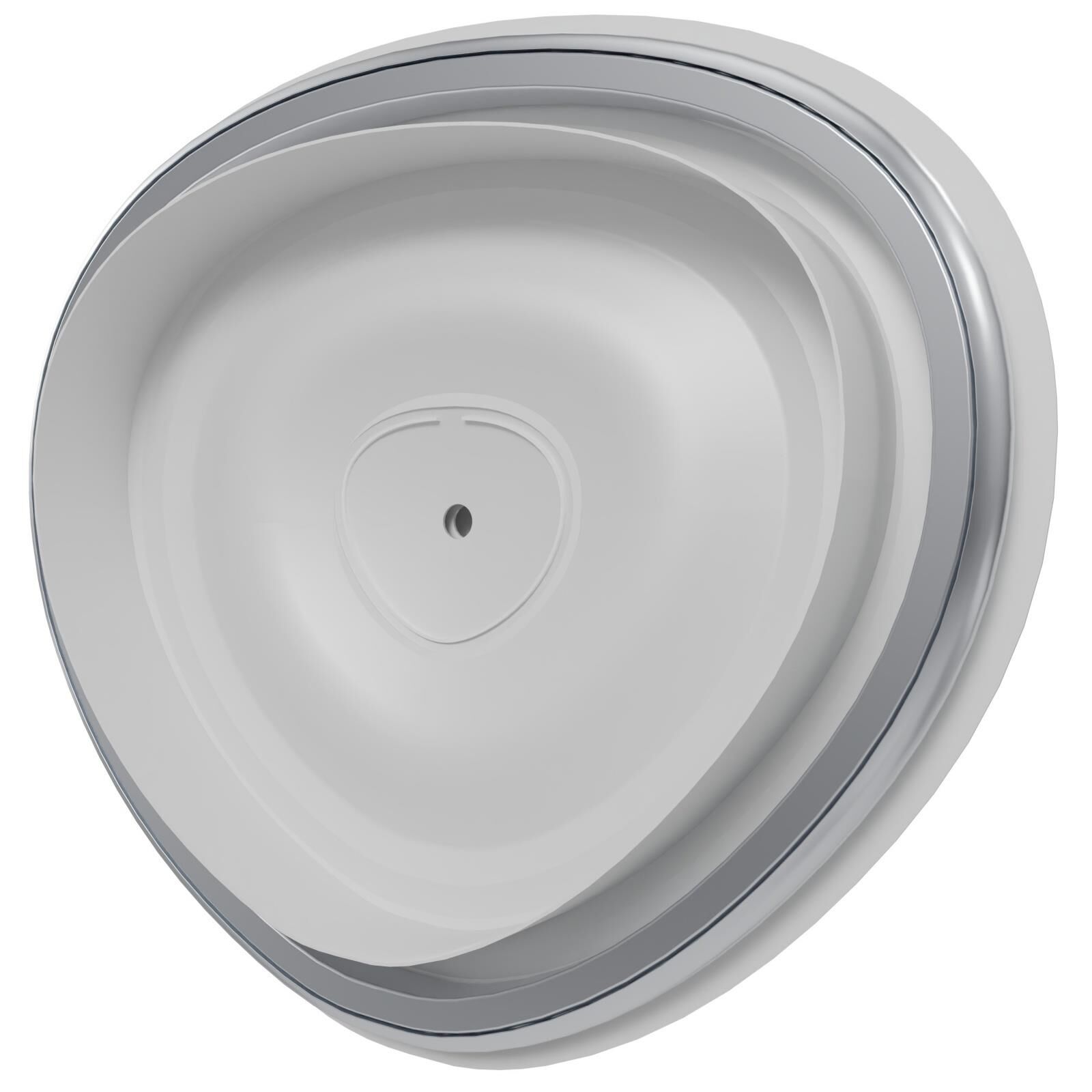 Shown in White finish