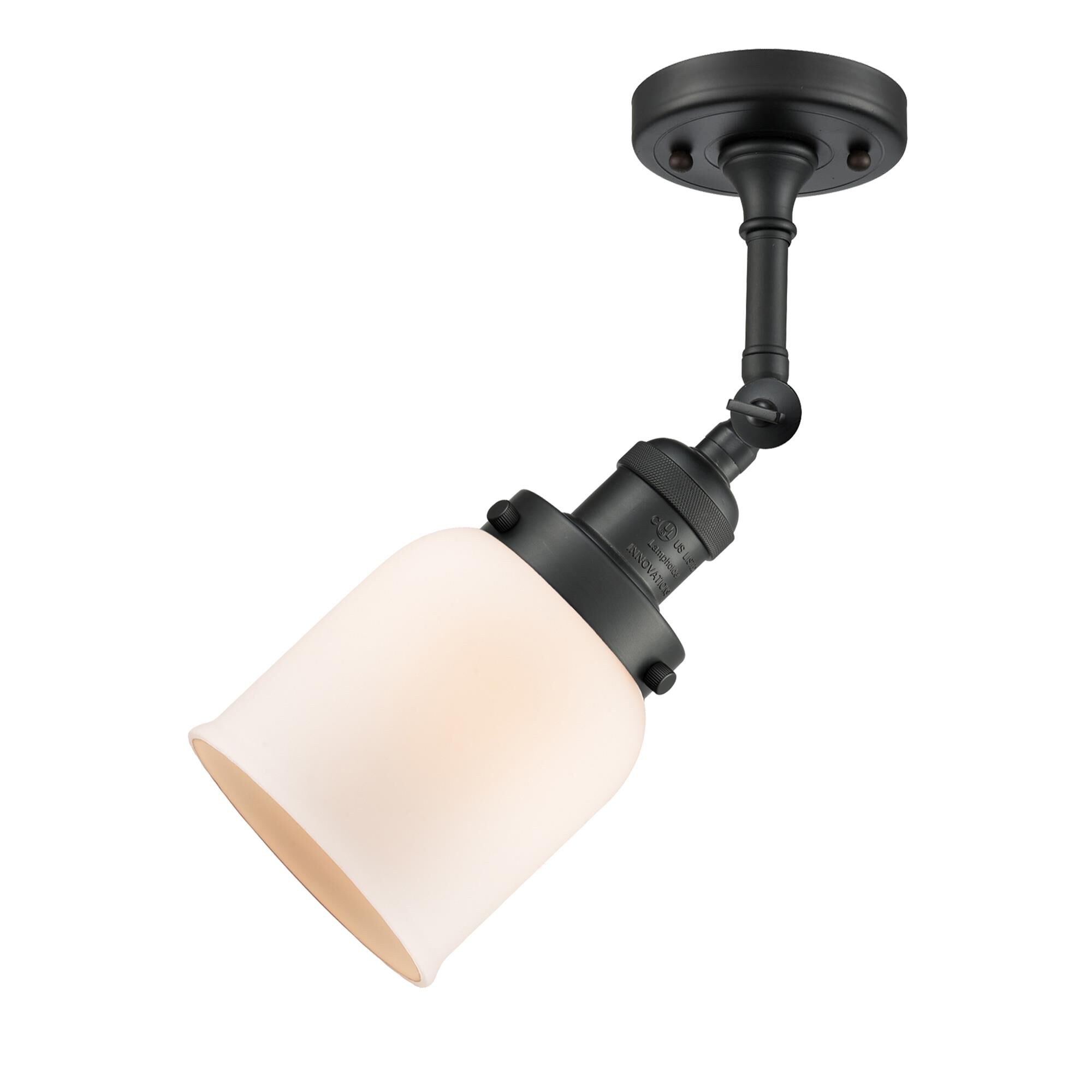 Shown in Matte Black finish and Matte White Cased glass