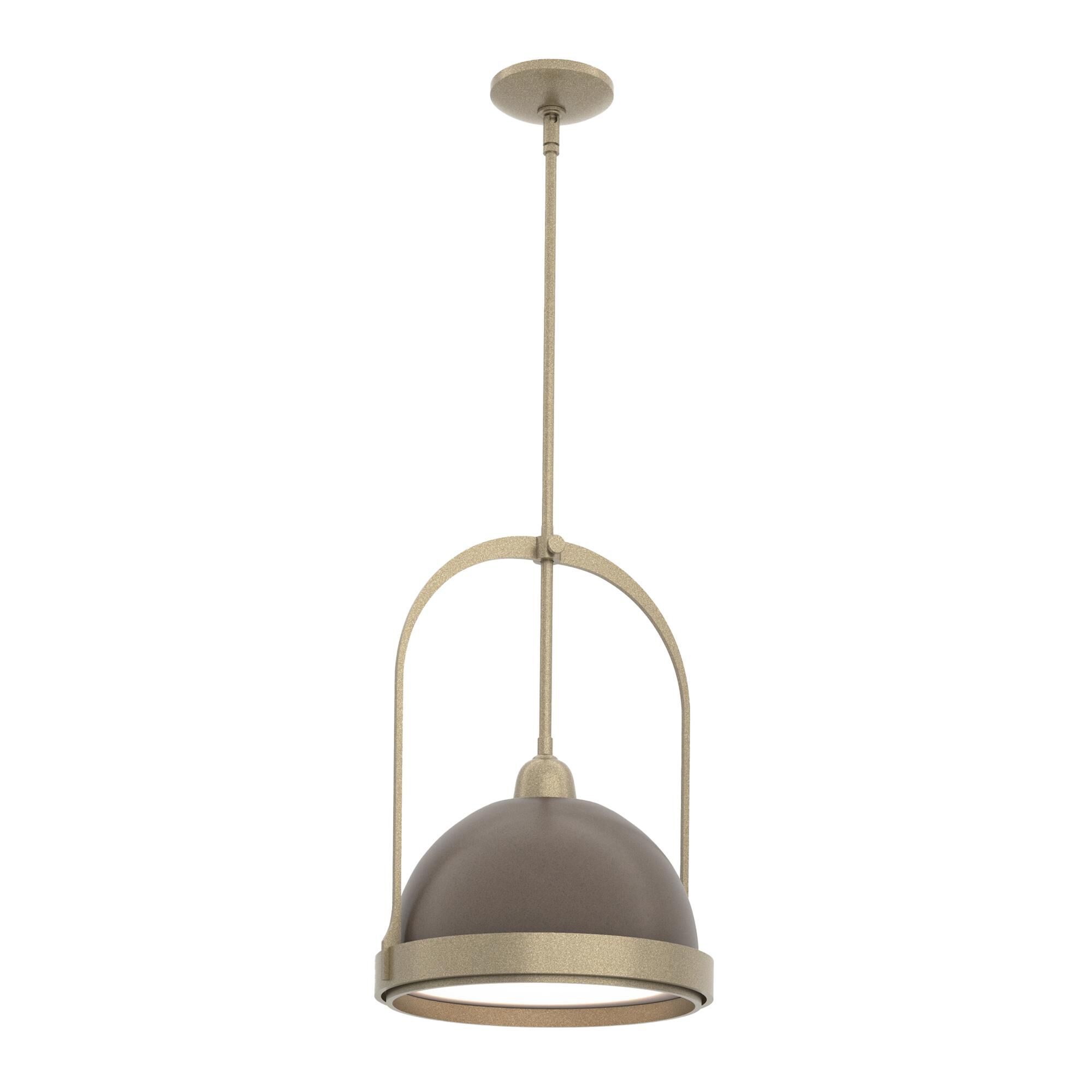 Shown in Soft Gold finish and Bronze accent