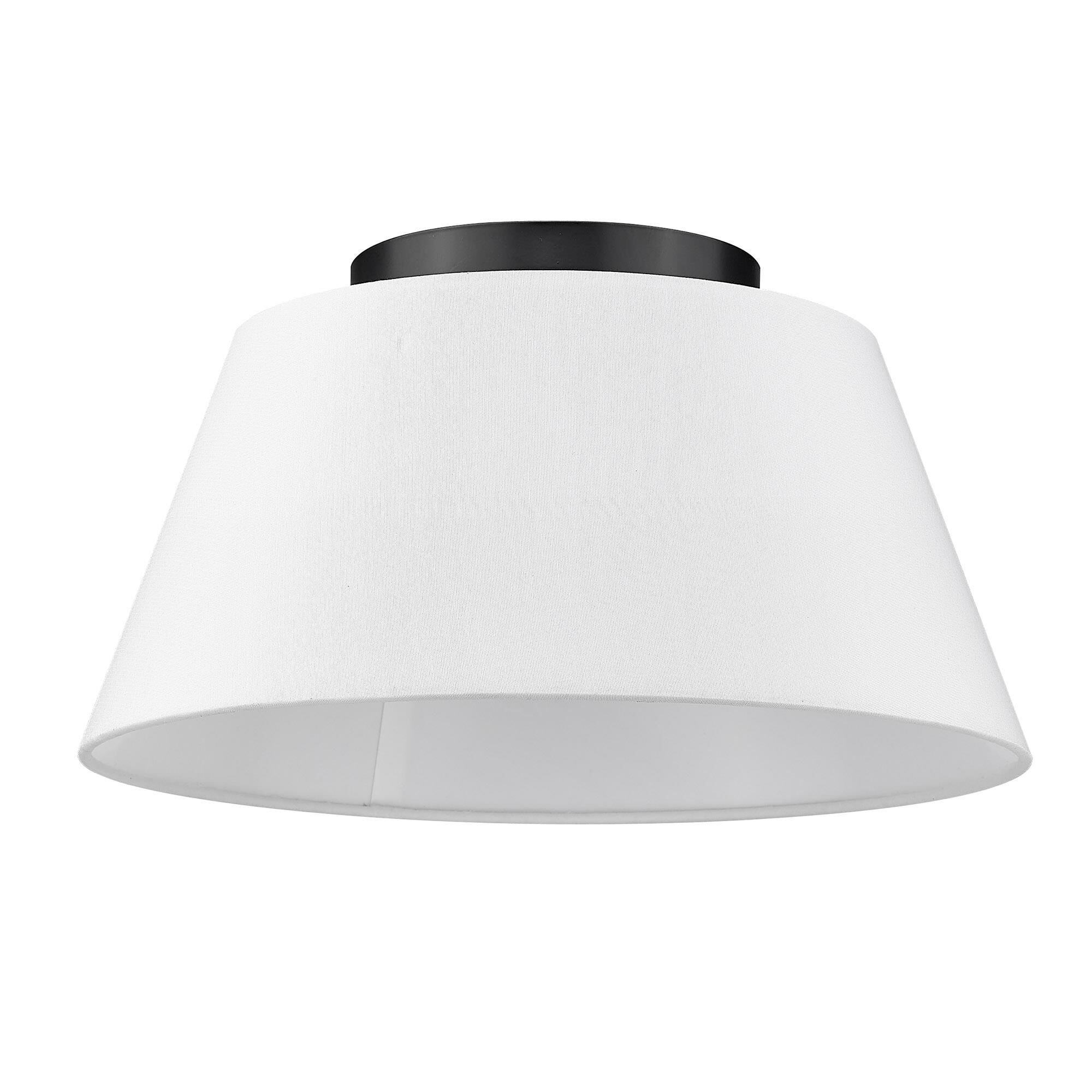 Penn 16 Inch 3 Light Semi Flush Mount by Golden Lighting