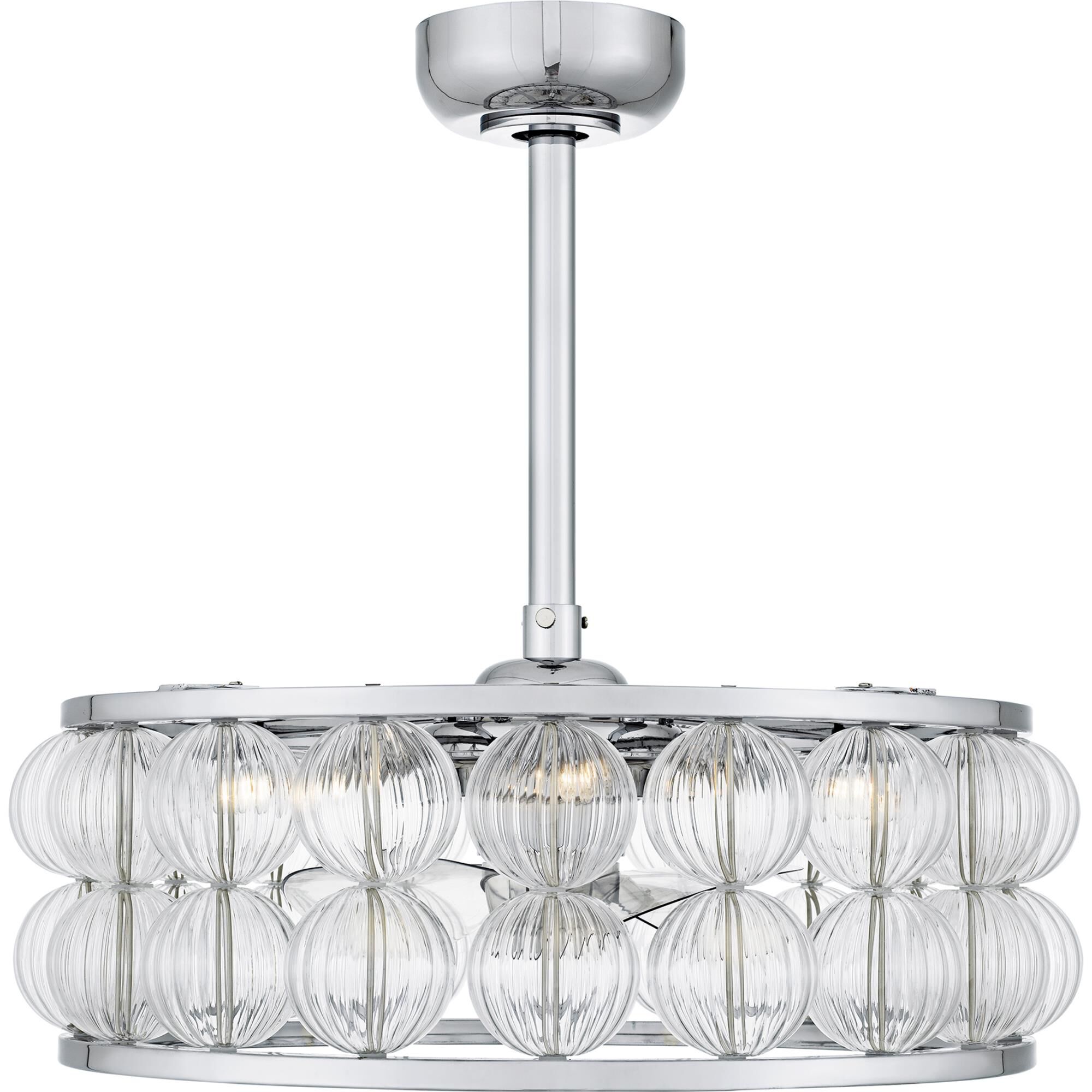 Terrarock 23 Inch Chandelier Ceiling Fan by Quoizel