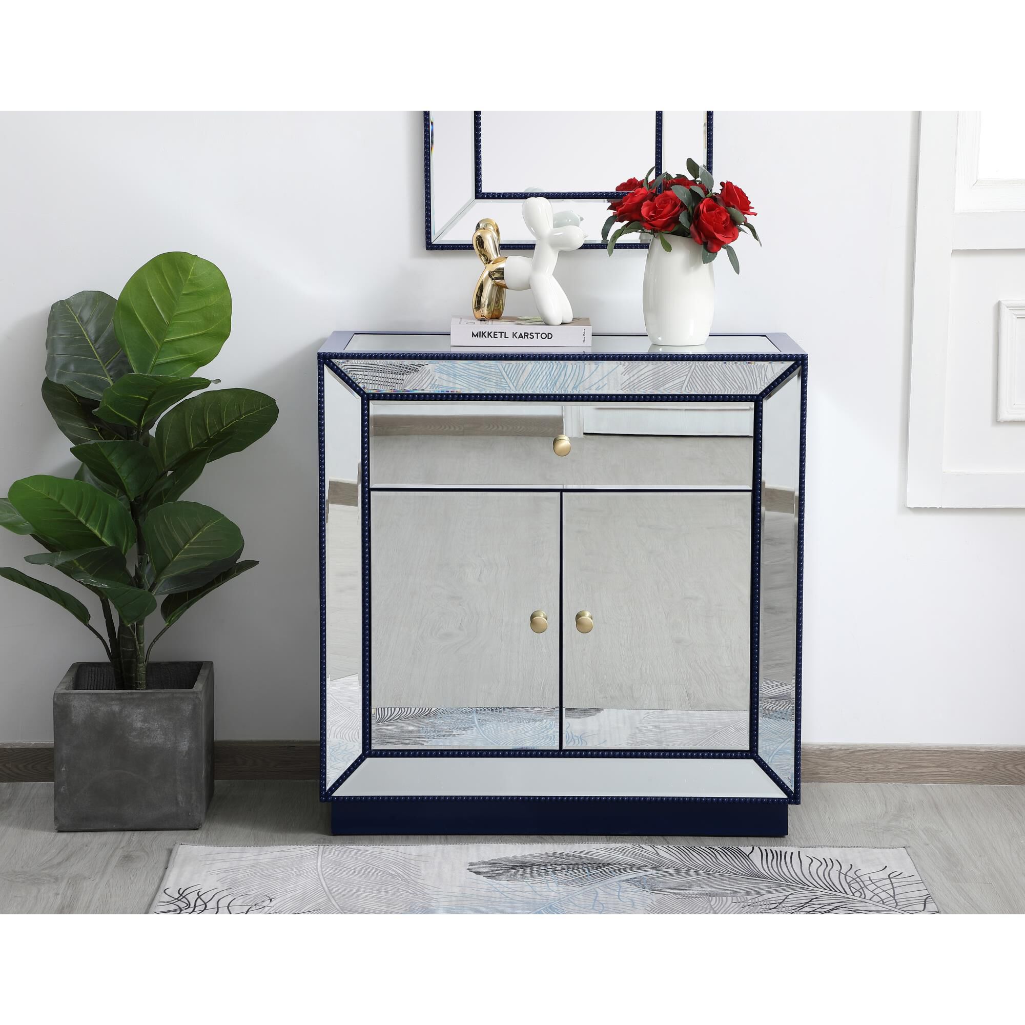 Shown in Blue finish