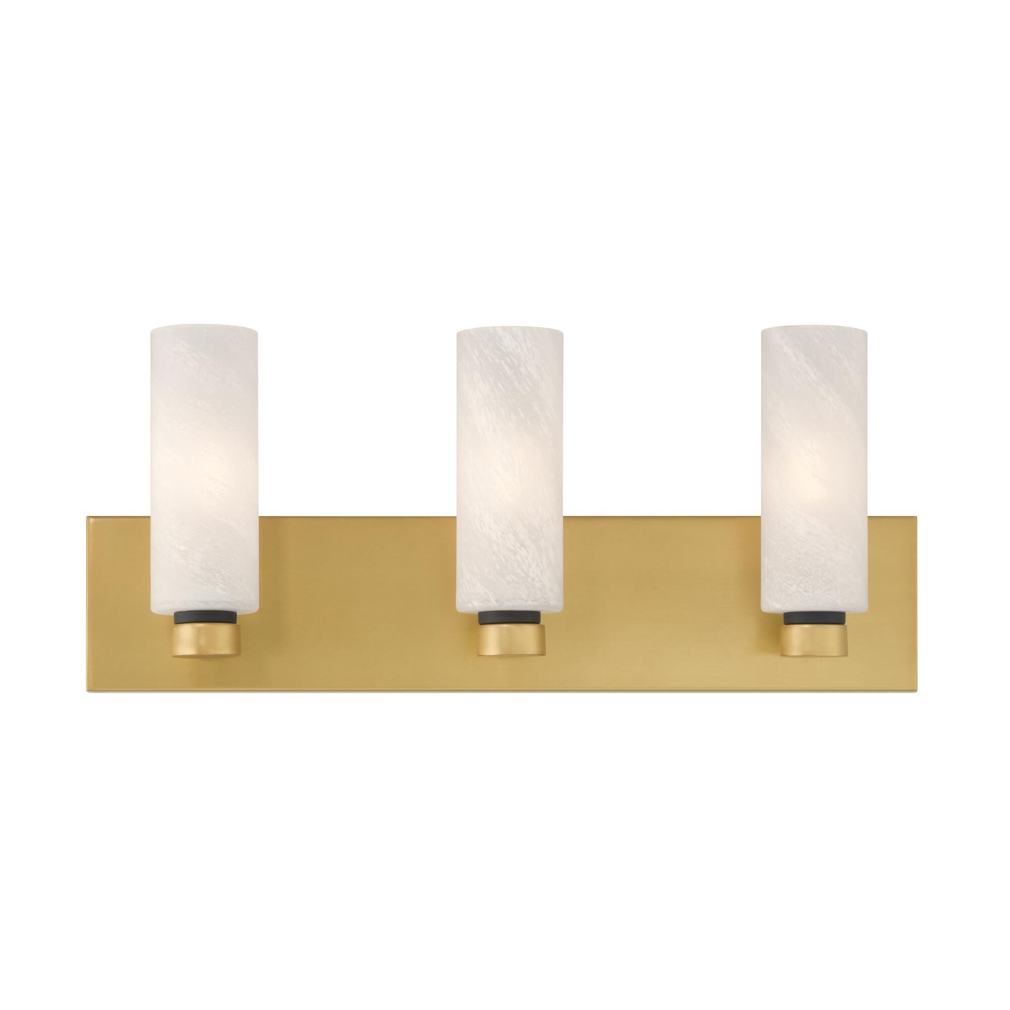 Shown in Legacy Brass finish and Etched Alabaster glass