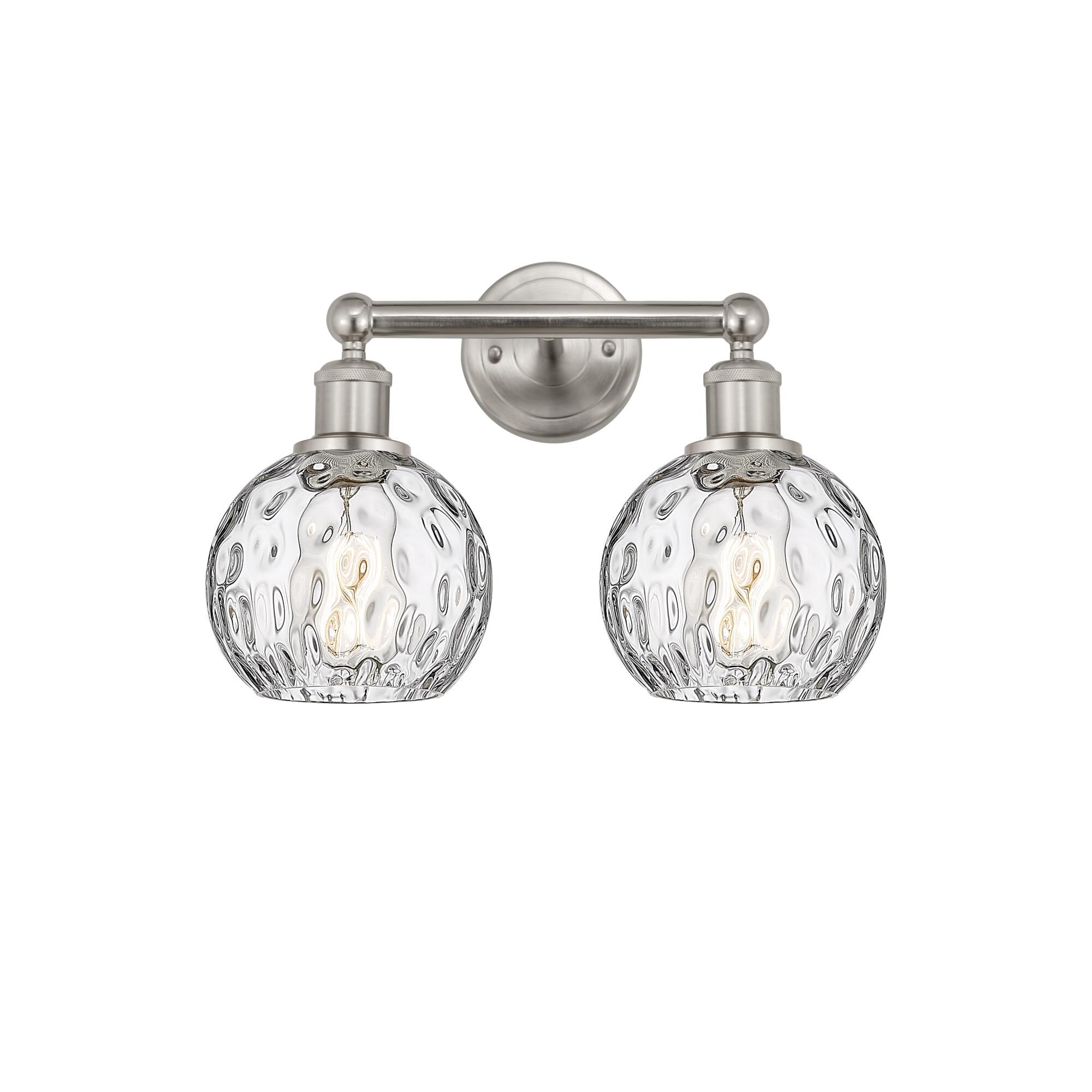 Bruno Marashlian Athens Water Glass 15 Inch 2 Light Bath Vanity Light by Innovations Lighting