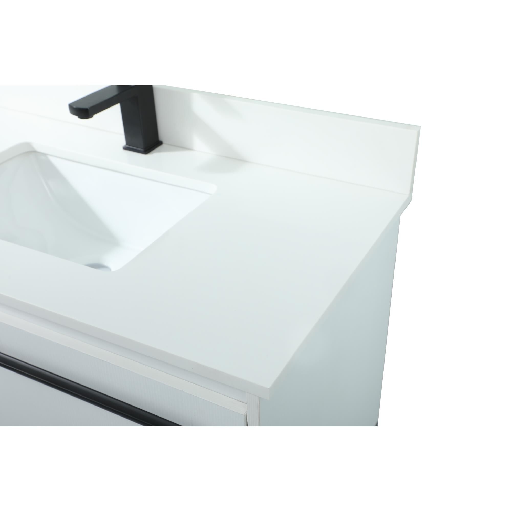 Shown in White finish