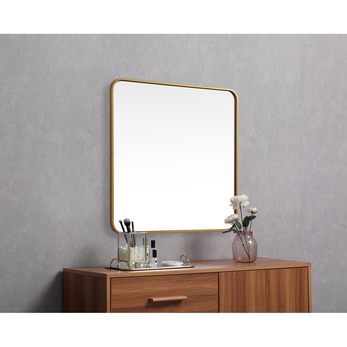Evermore 30 Inch Bathroom Mirror by Elegant Decor