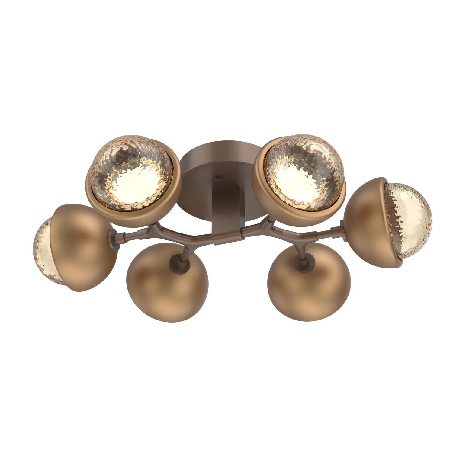 Levi Wilson Cabochon 27 Inch Flush Mount by Hammerton Studio