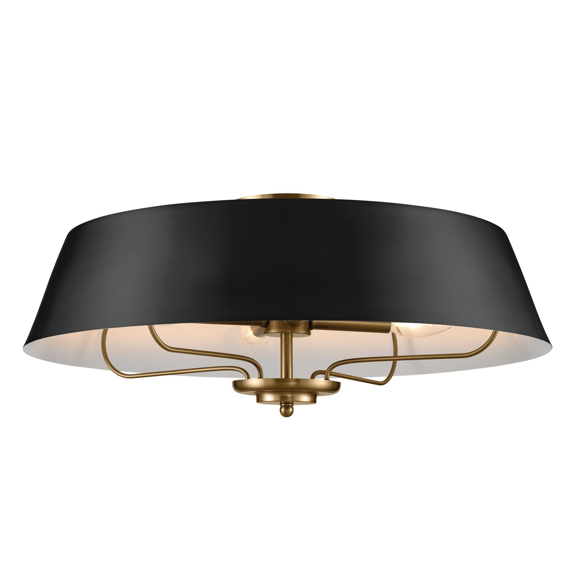 Shown in Black finish and Metal shade
