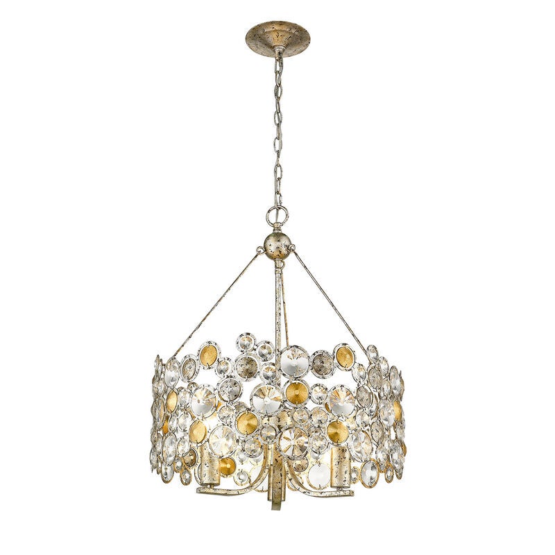 Vitozzi 20 Inch 3 Light Mini Chandelier by Trend Lighting