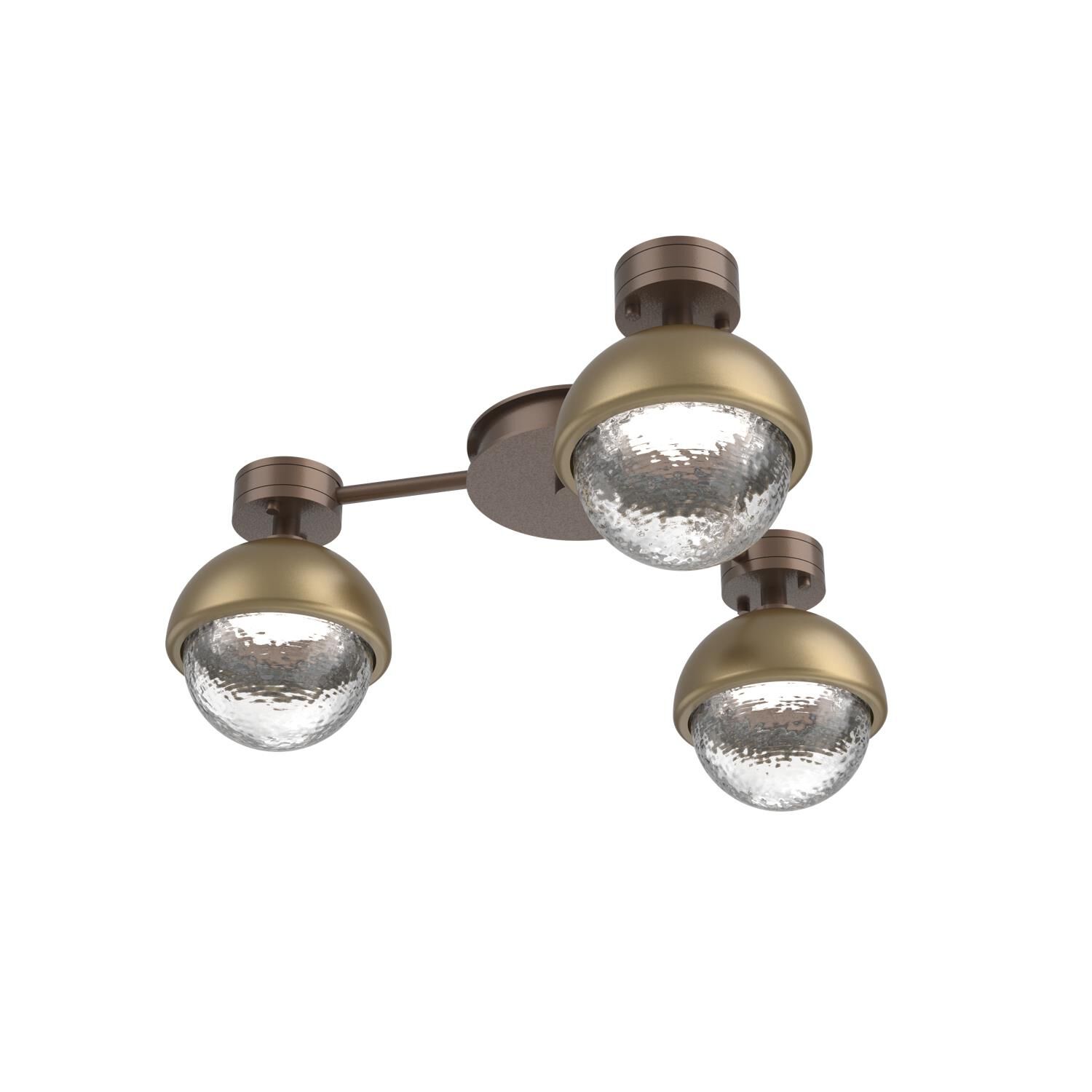 Levi Wilson Cabochon 23 Inch Flush Mount by Hammerton Studio