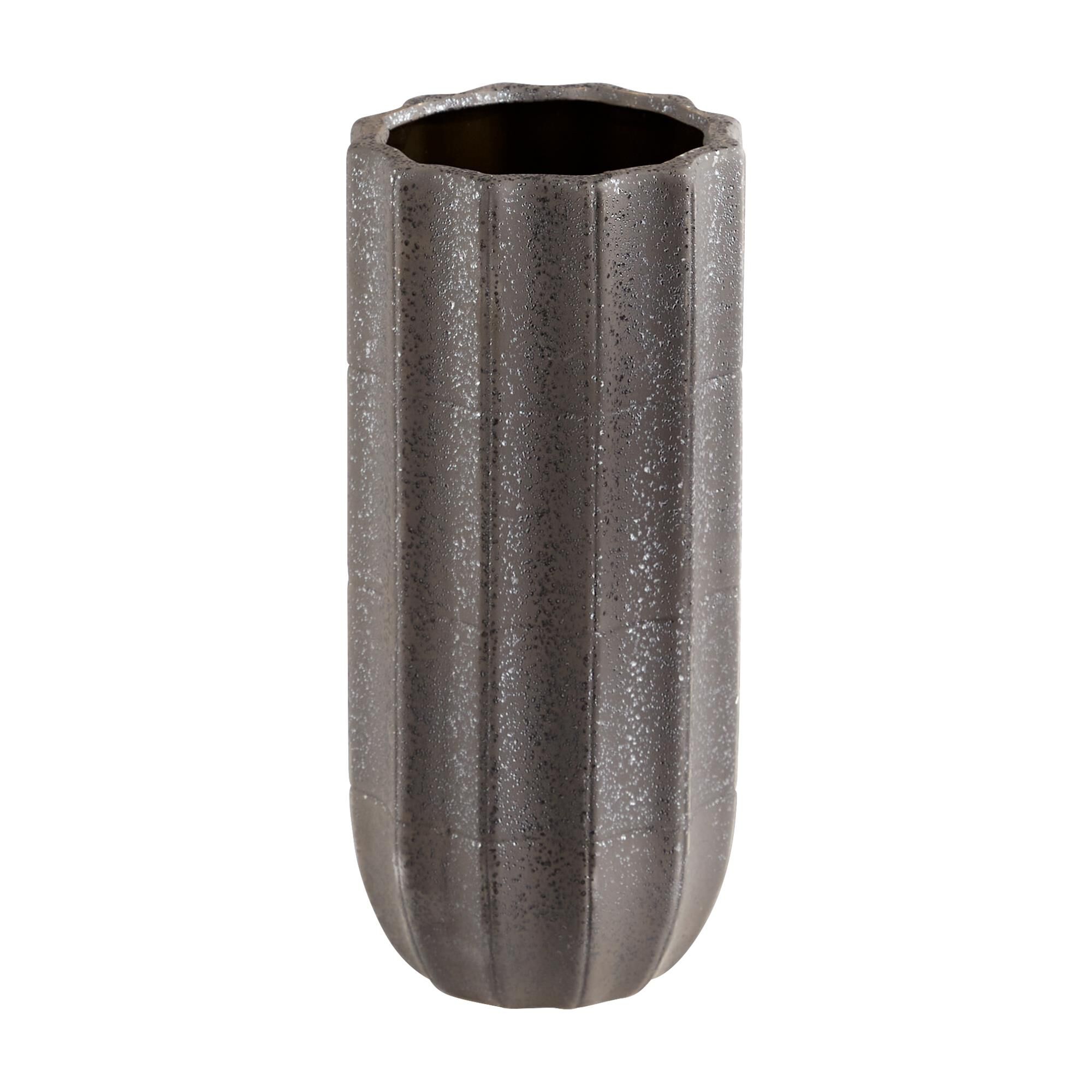 Brutalist Vase|Grey-MD Vase-Urn by Cyan Designs
