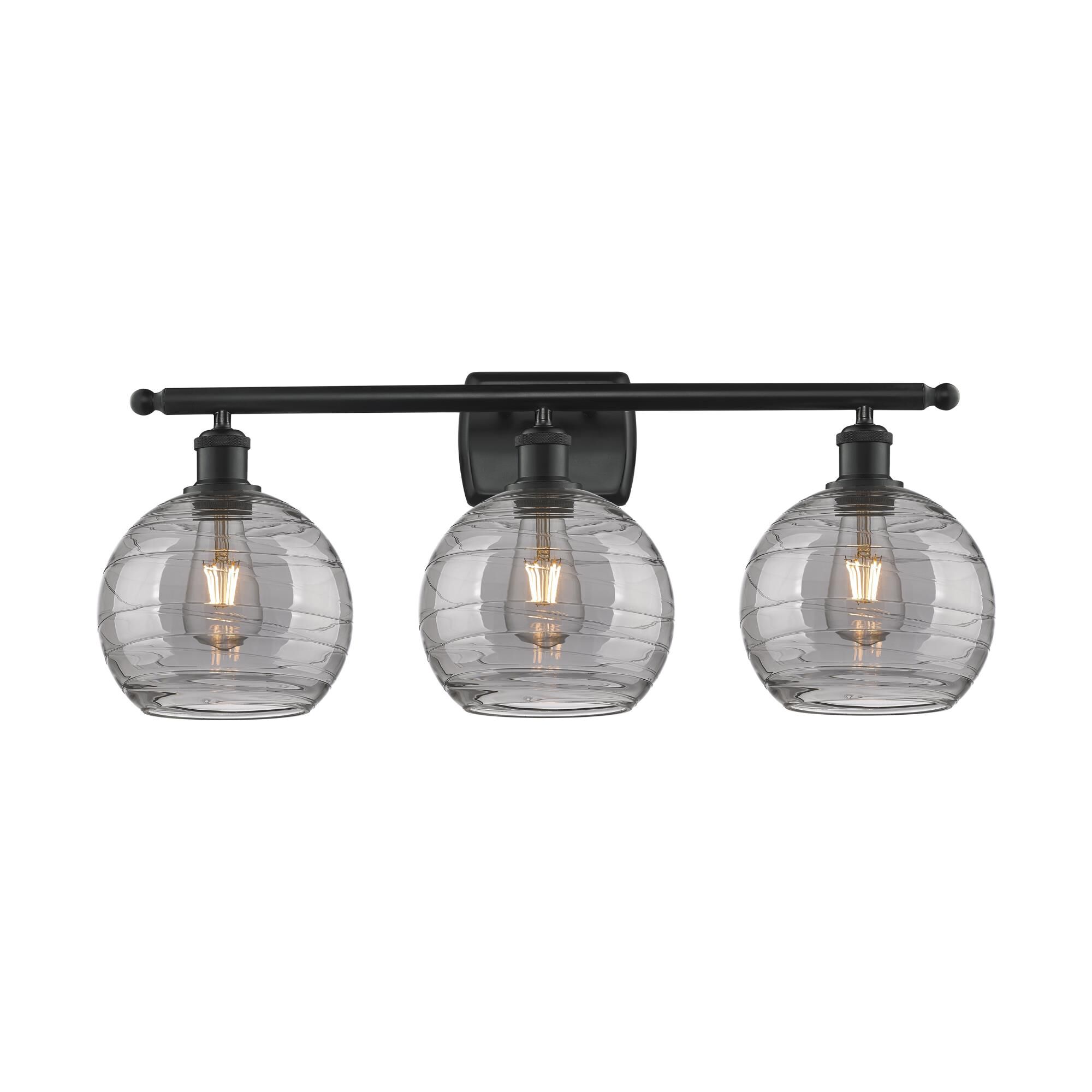 Bruno Marashlian Athens Deco Swirl 28 Inch Bath Vanity Light by Innovations Lighting