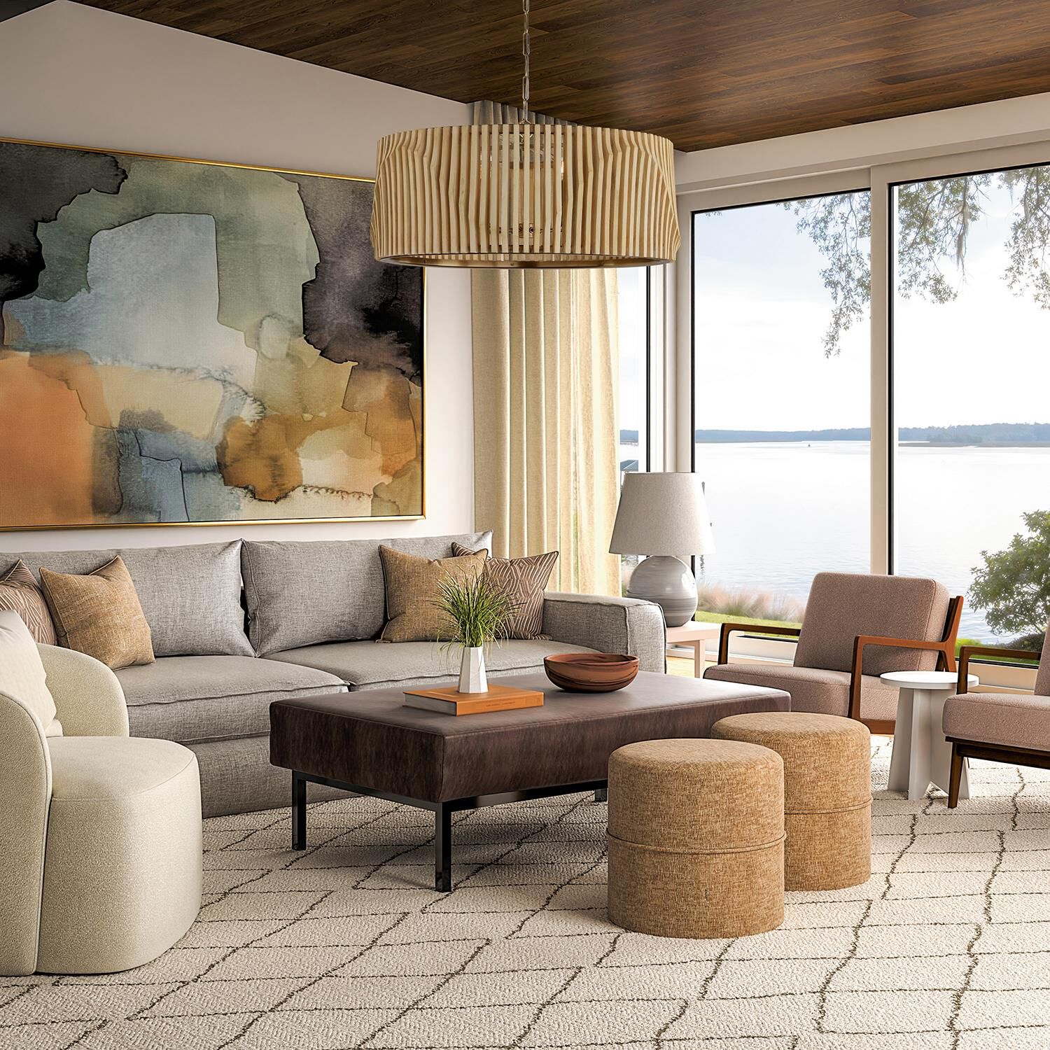 Archer 32 Inch Chandelier by Capital Lighting