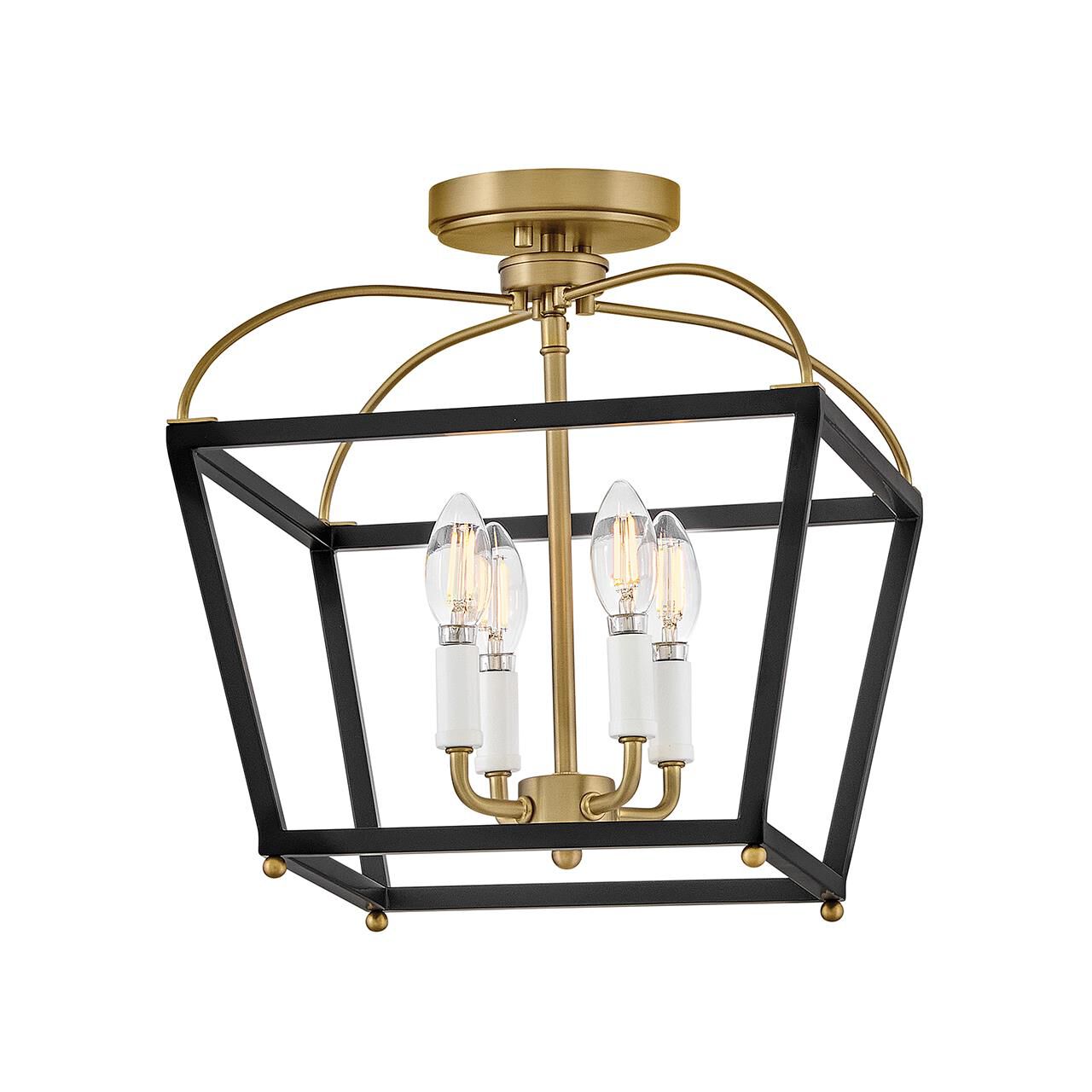 Tate 13 Inch Semi Flush Mount by Lark