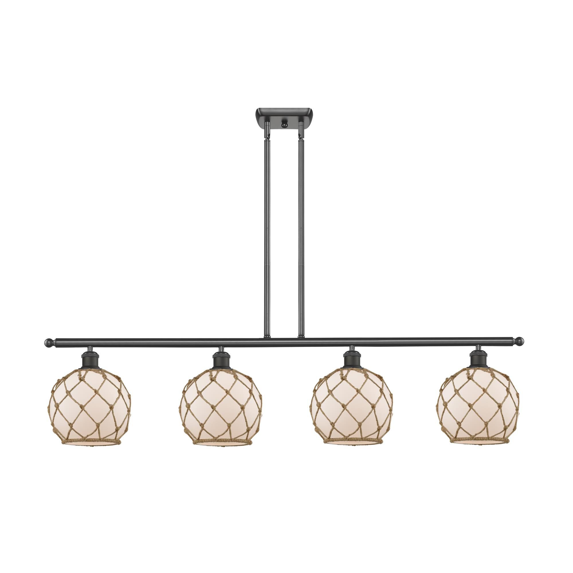 Bruno Marashlian Farmhouse Rope 48 Inch Linear Suspension Light by Innovations Lighting