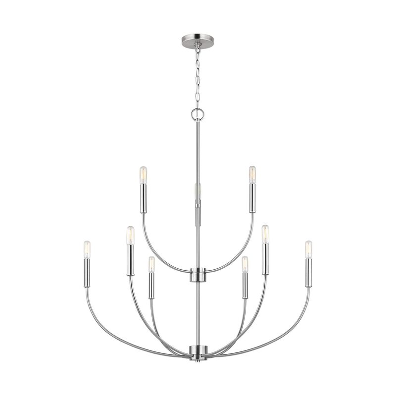 Sean Lavin Greenwich 32 Inch 9 Light Chandelier by Visual Comfort Studio Collection