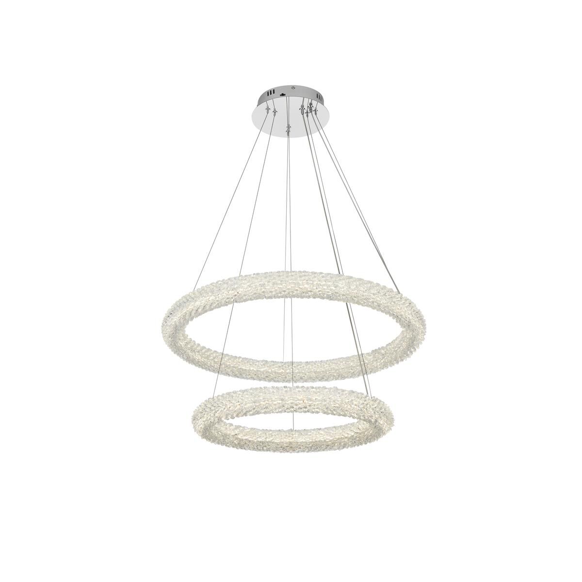 Bowen 28 Inch Chandelier by Elegant Lighting