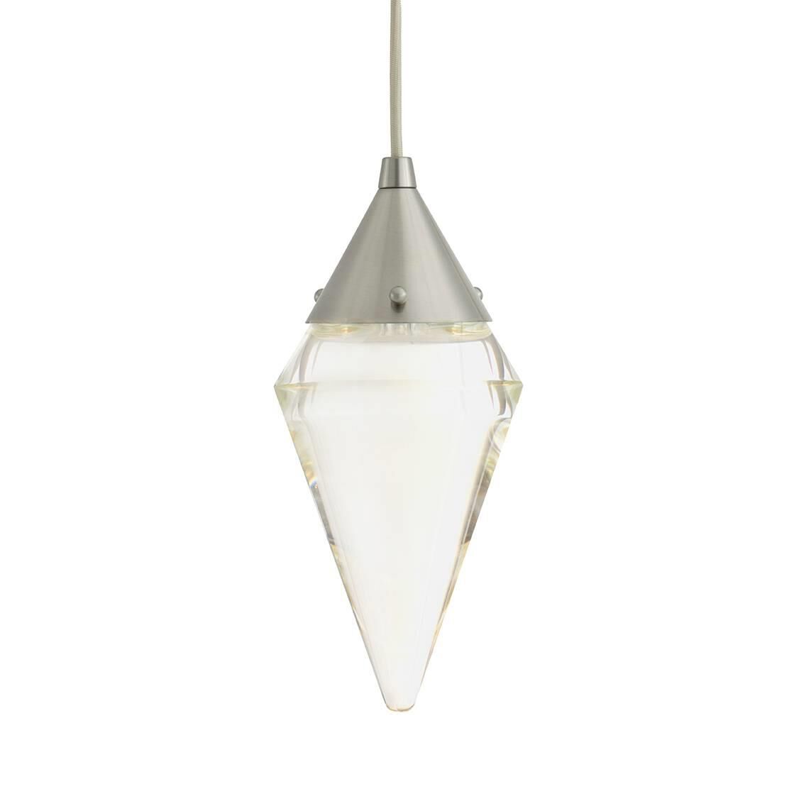 Shown in Vintage Silver finish and Clear glass