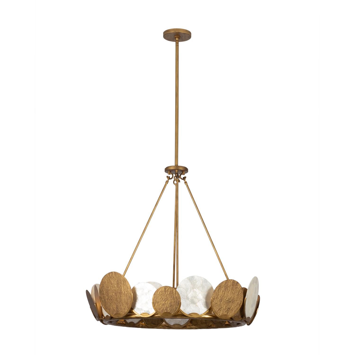 Shown in Rustic Gold finish