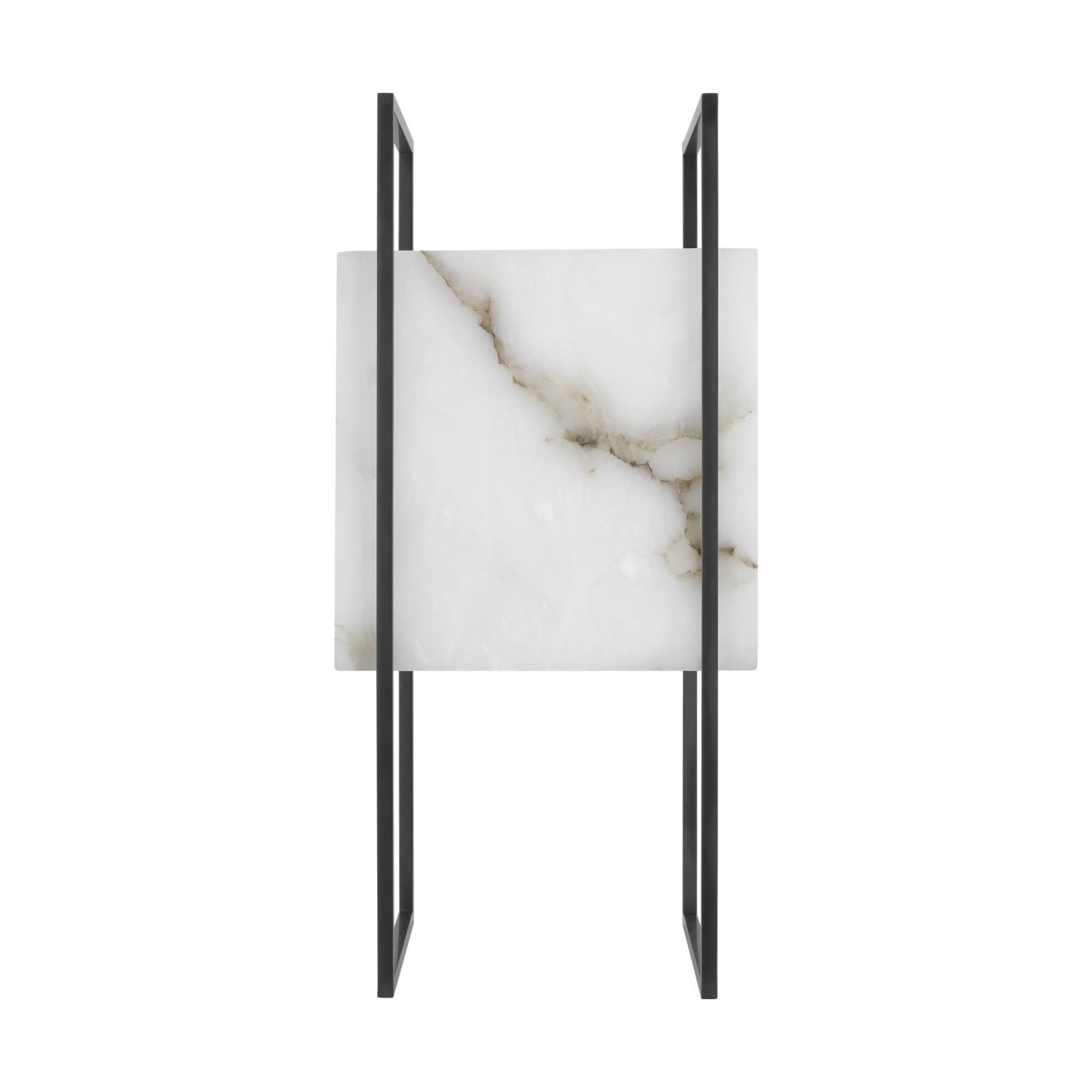 Shown in Bronze finish and Alabaster shade