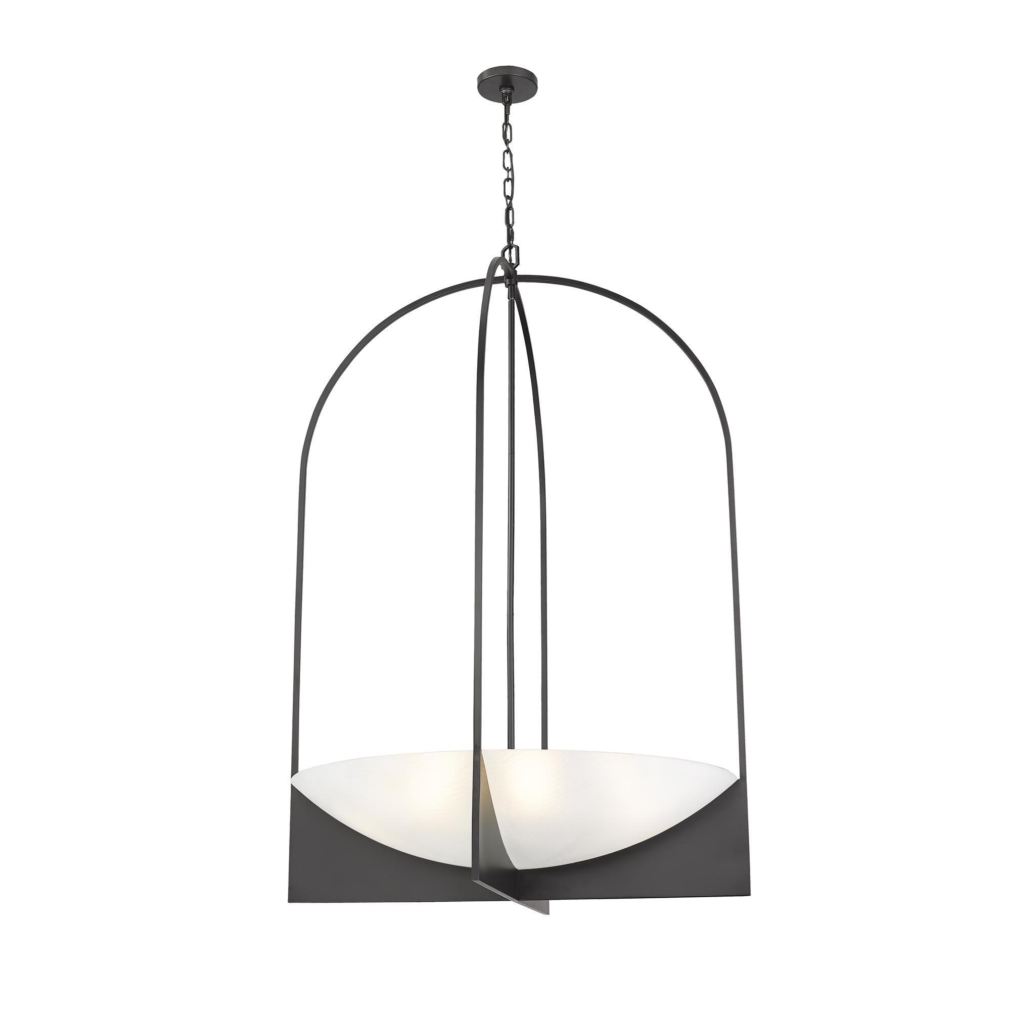 Shown in Matte Black finish and Sand Blast glass and Sand Blast shade