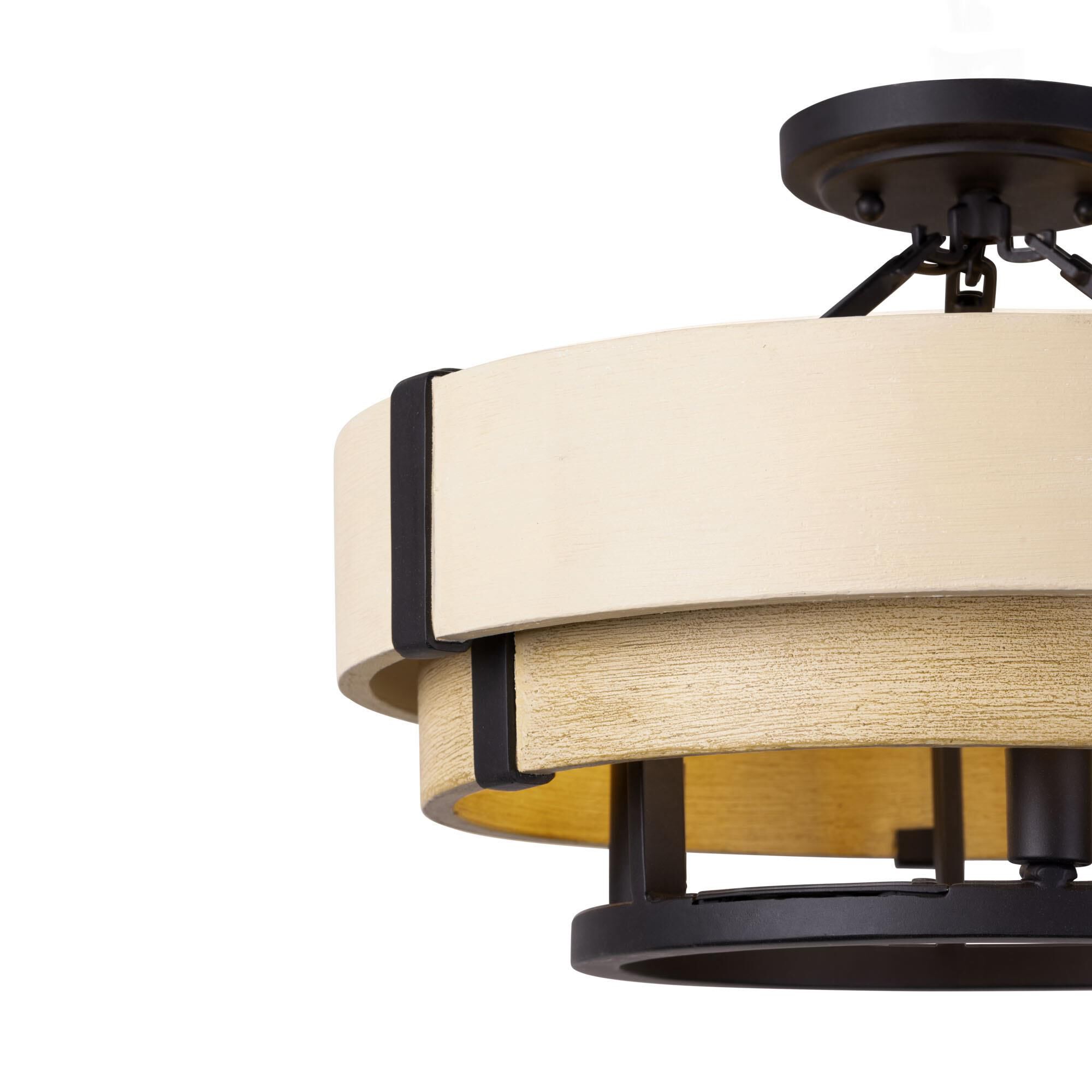 Ron Henderson Blonde Moment Semi Flush Mount by Varaluz