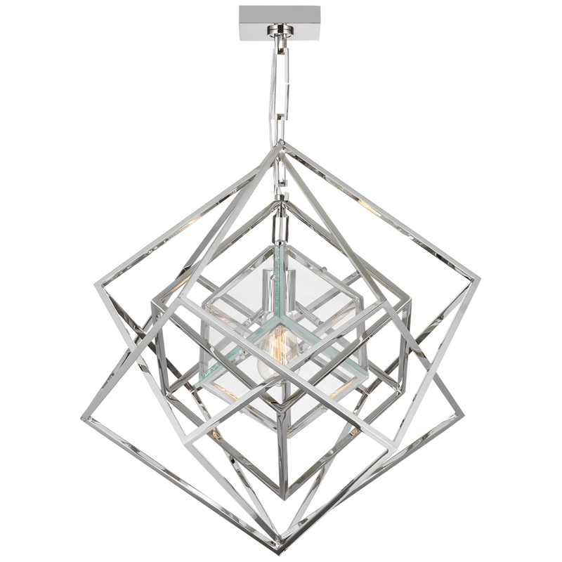 Visual Comfort Signature Collection Kelly Wearstler Cubist 22 Inch Chandelier
