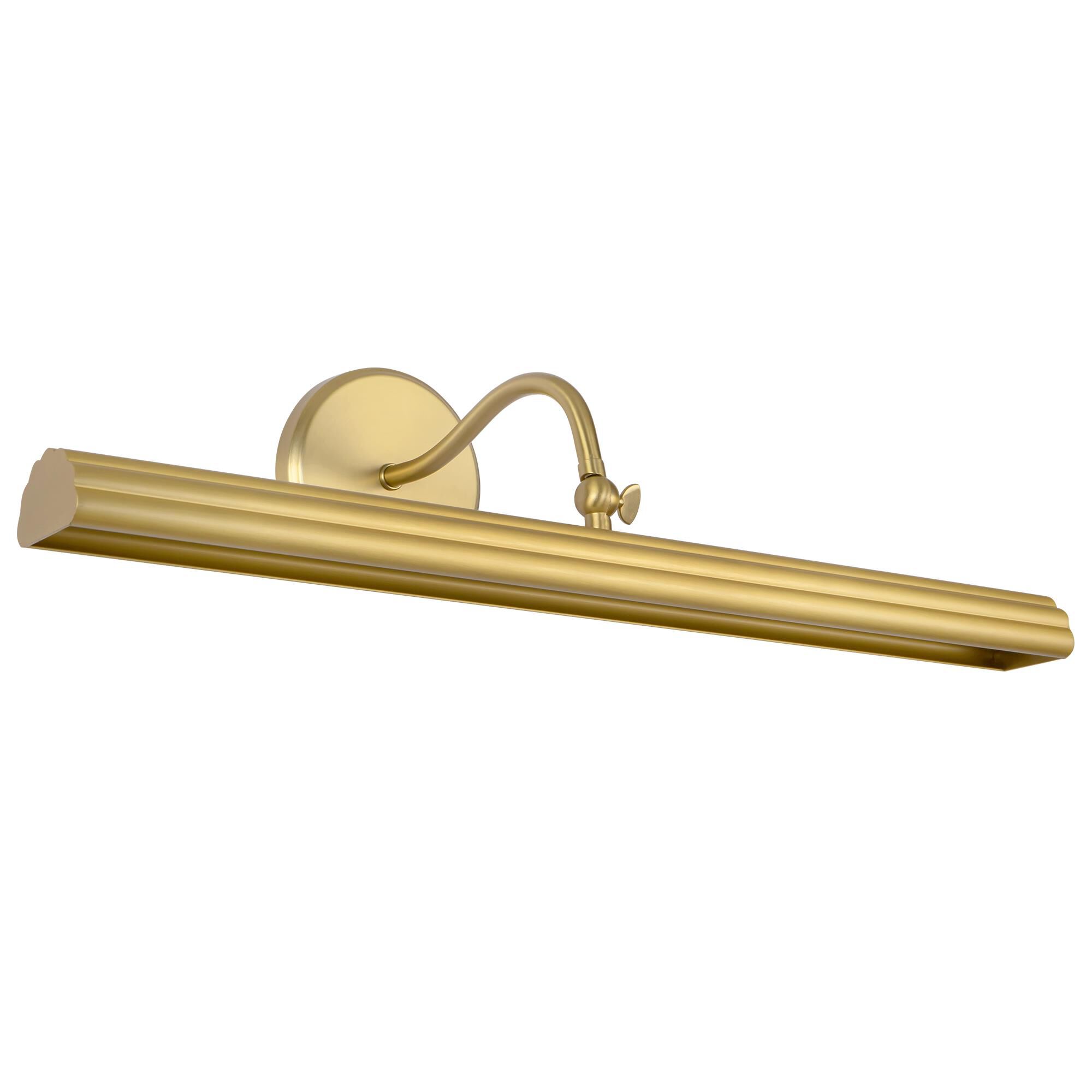 Shown in Brushed Gold finish and Frosted Acrylic Diffuser glass and Aluminum shade