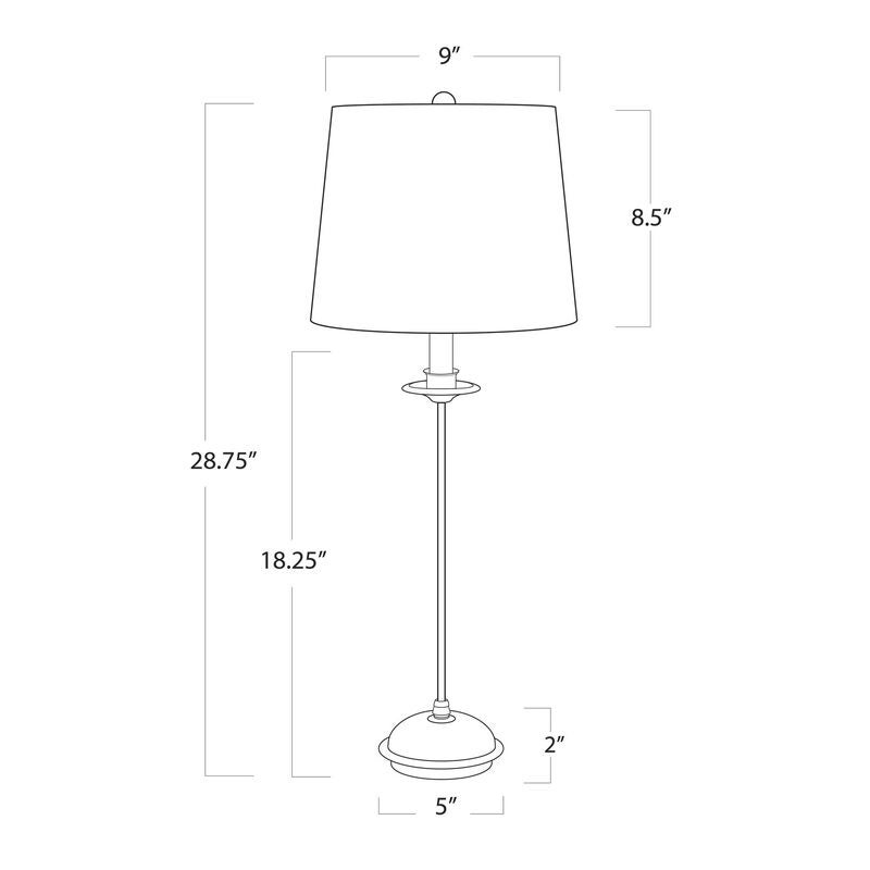 Fisher Medium Table Lamp by Regina Andrew