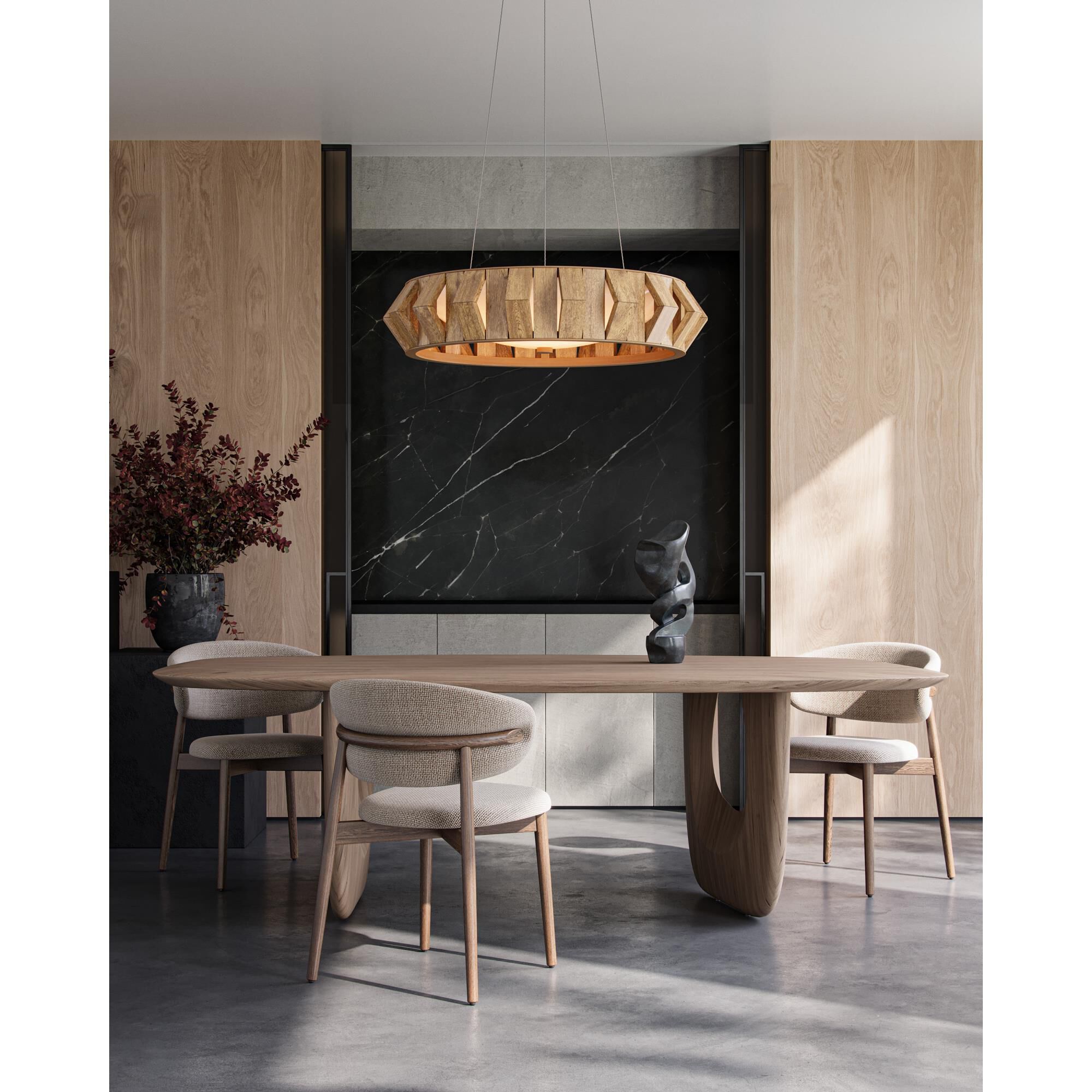 Plunge 30 Inch Chandelier by Currey and Company