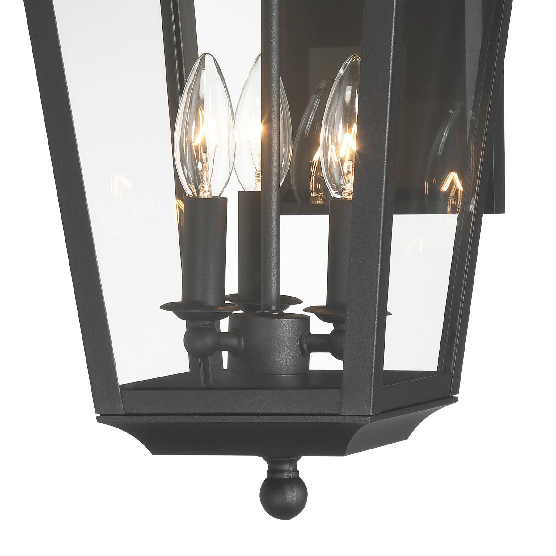 Shown in Sand Coal finish and Clear glass