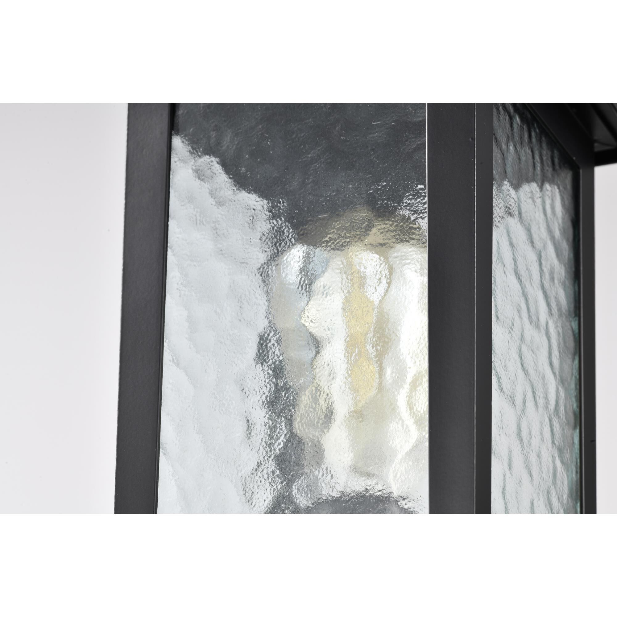 Shown in Matte Black finish and Water glass and Clear Water shade