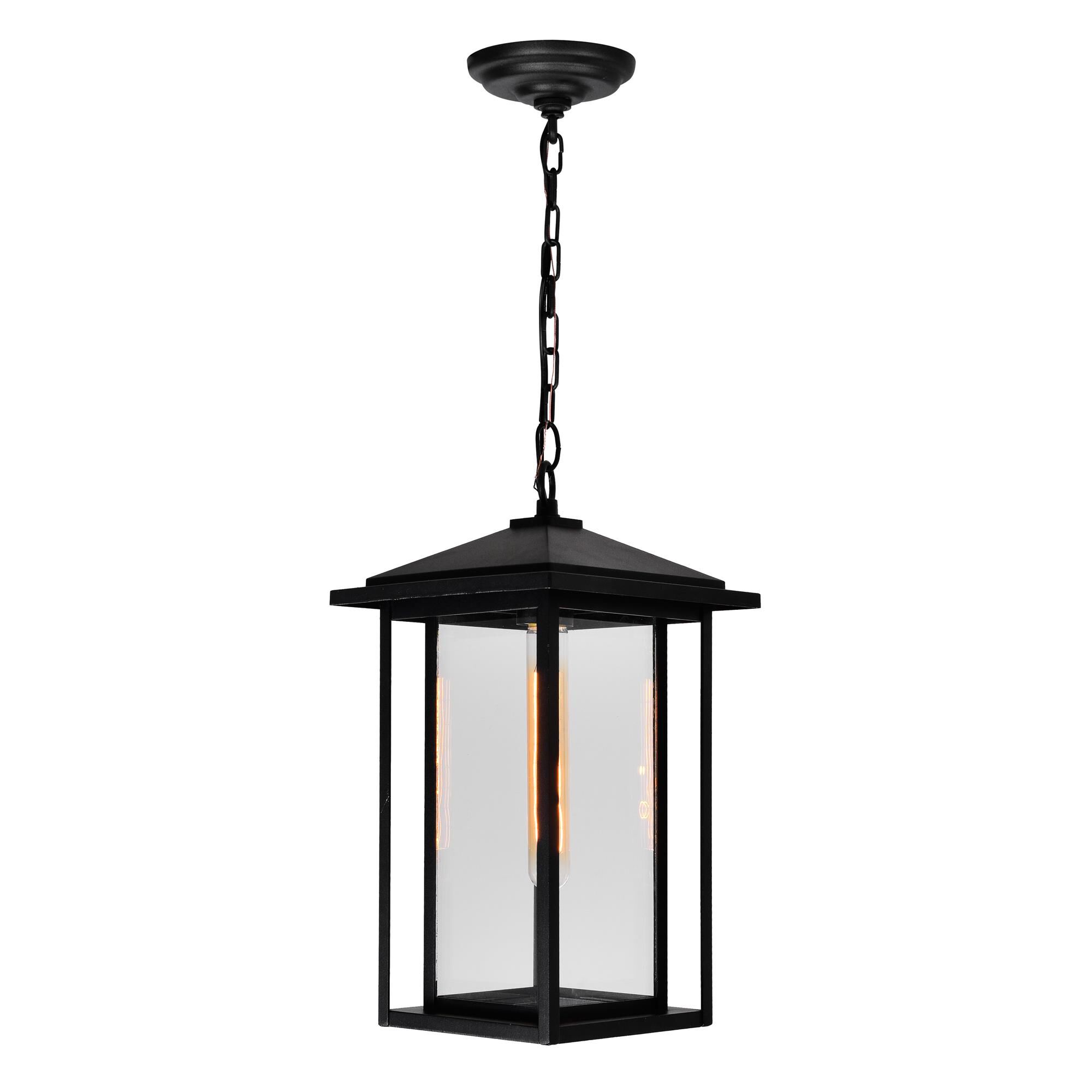 CWI Lighting Crawford 17 Inch Tall Outdoor Hanging Lantern