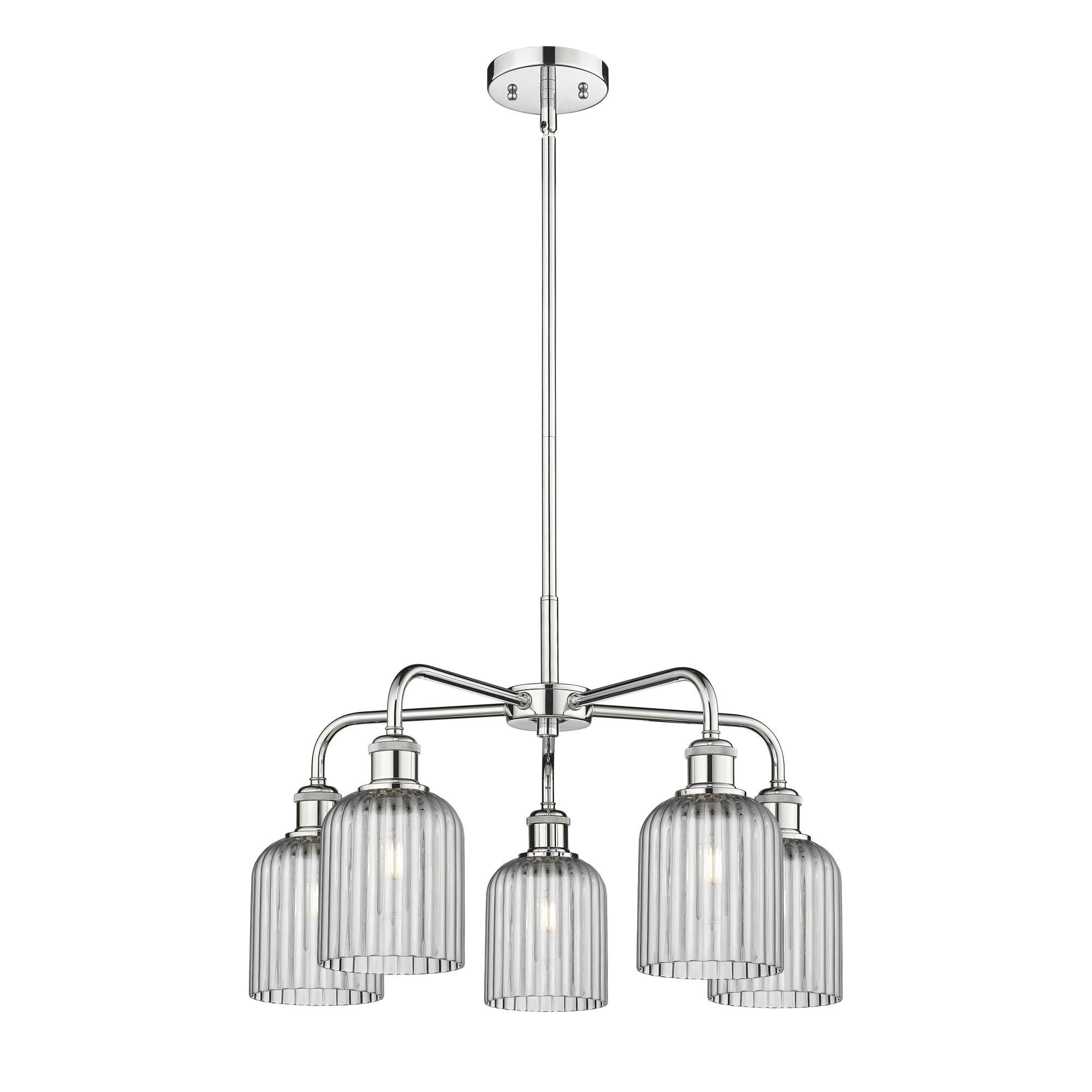Shown in Polished Chrome finish and Light Smoke shade