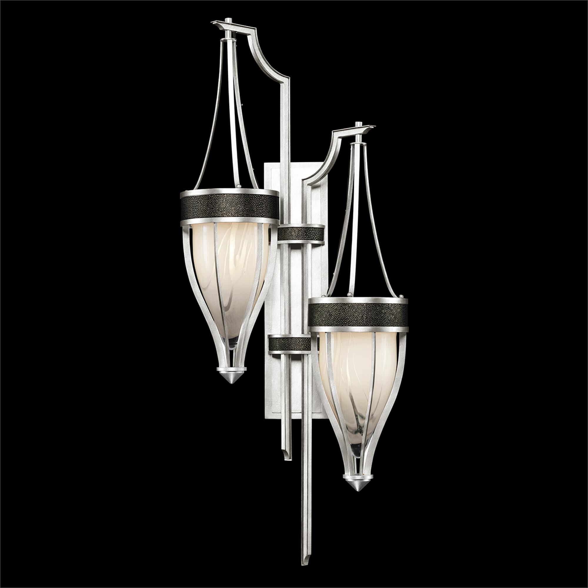 Shown in Silver Leaf and Nickel  finish and Black Knight accent