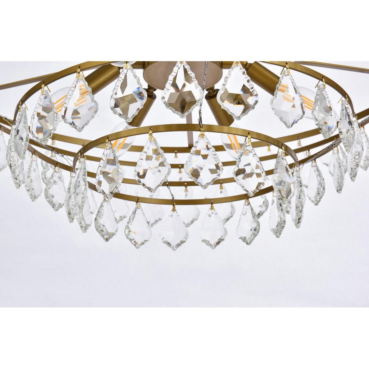 Ella 28 Inch Large Pendant by Elegant Lighting