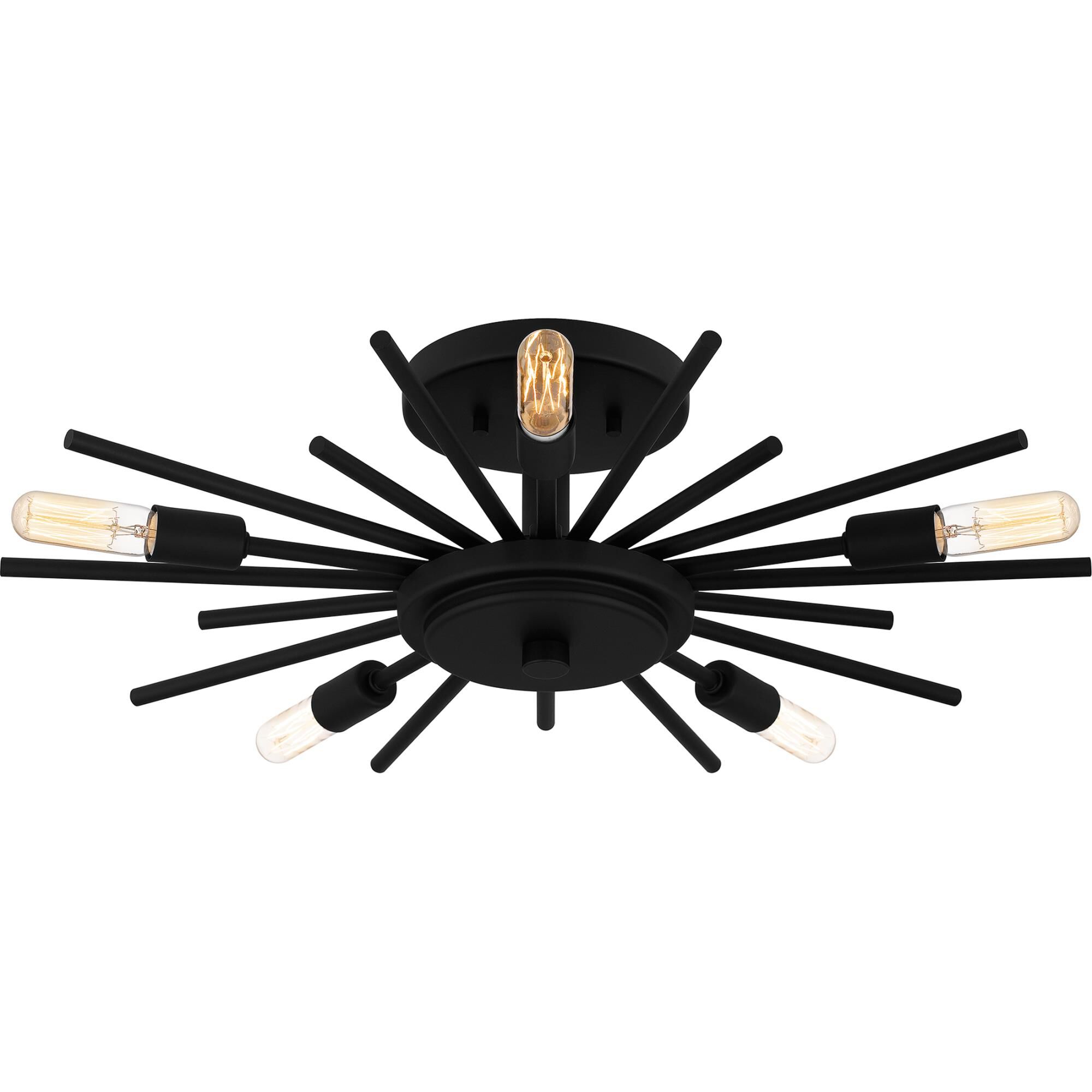 Mesquite 22 Inch 5 Light Semi Flush Mount by Quoizel