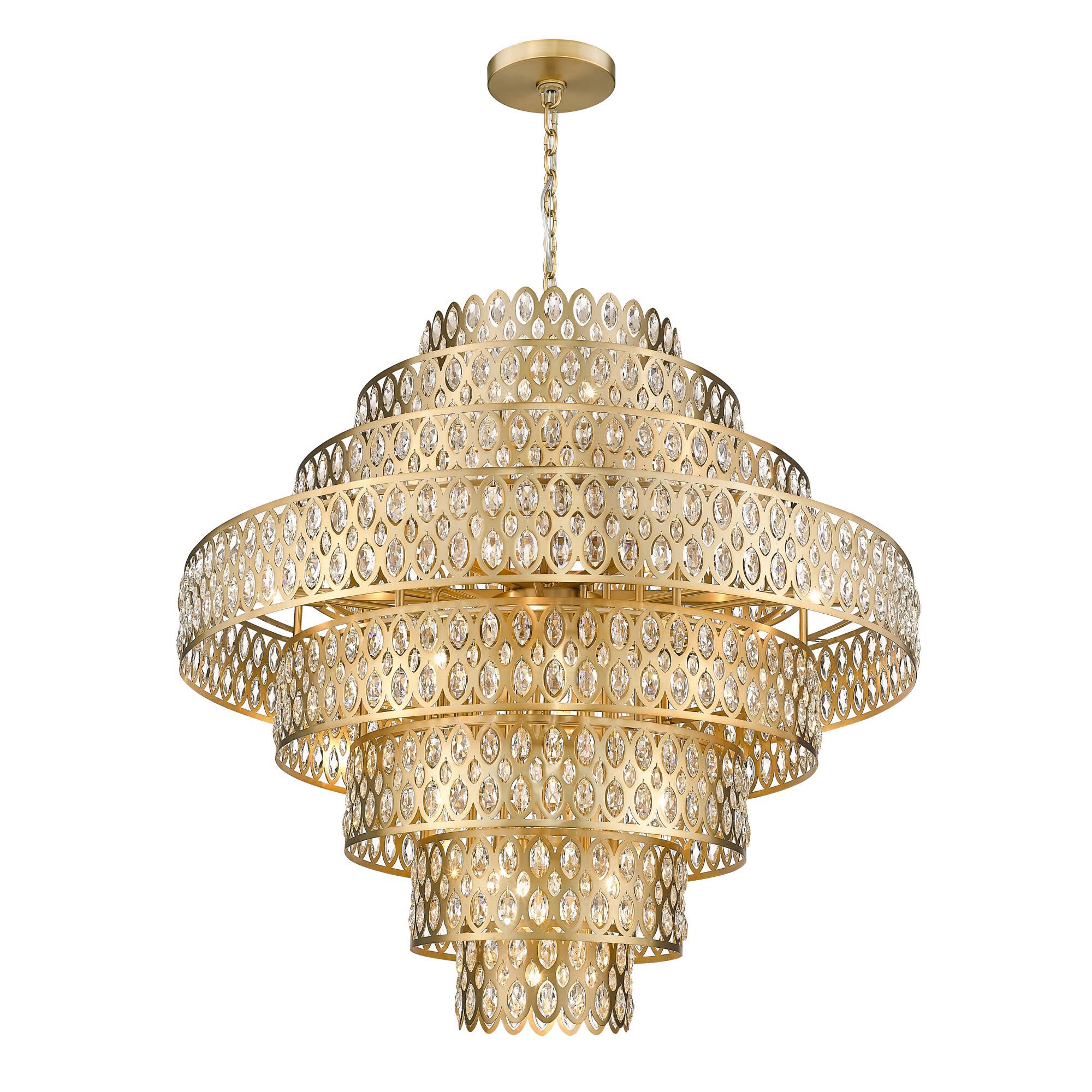 Dealey 44 Inch 25 Light Chandelier by Z-Lite