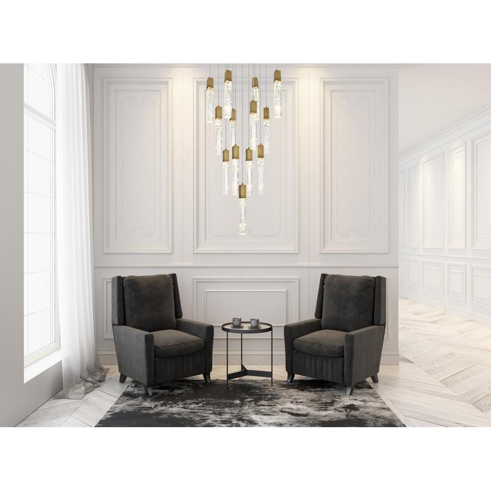 Aurora 26 Inch Multi Light Pendant by Elegant Lighting