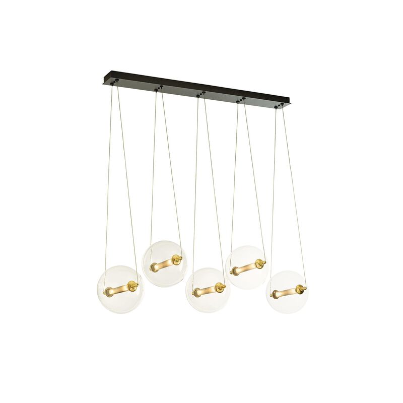 Otto 57 Inch 10 Light LED Linear Suspension Light by Hubbardton Forge