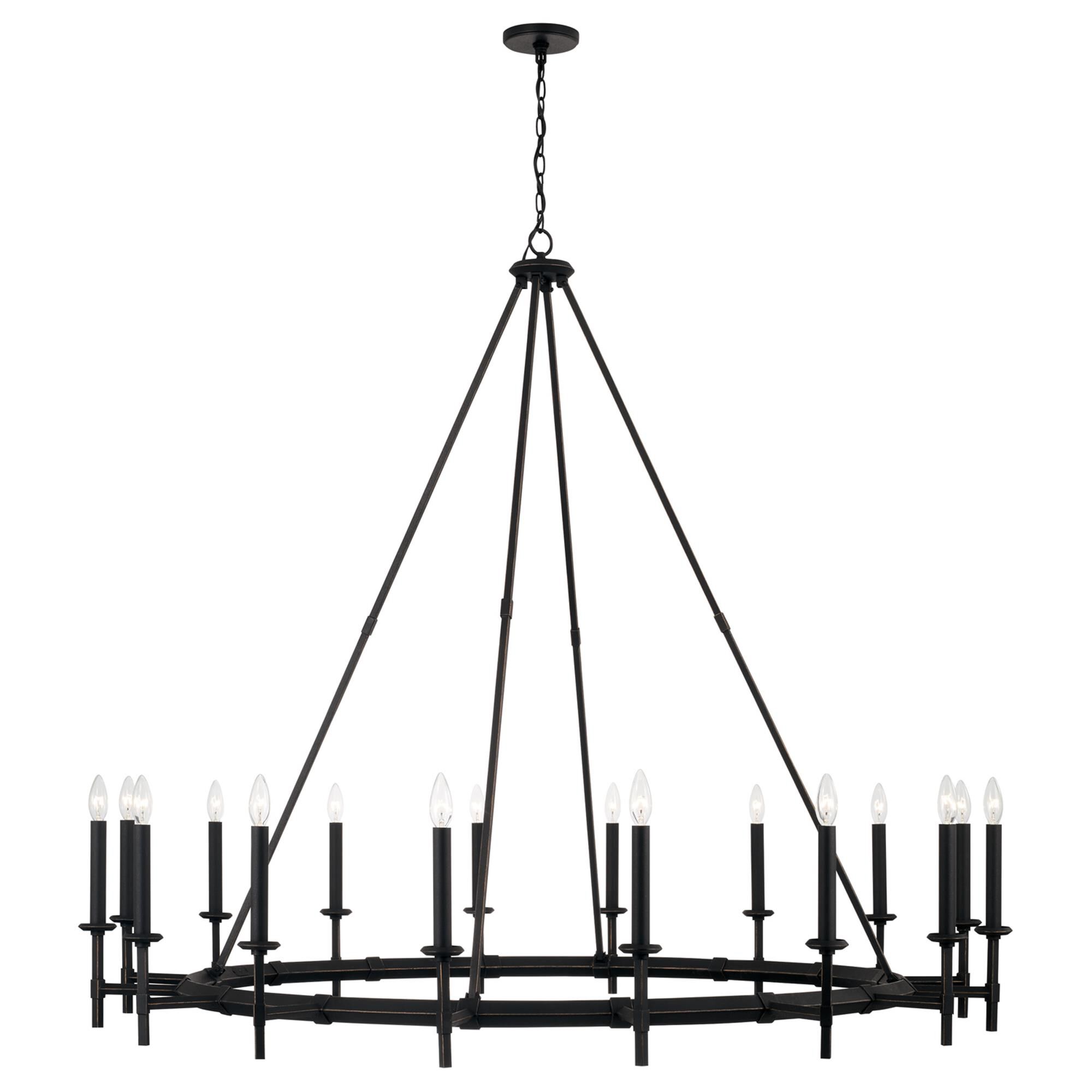 Shown in Brushed Black Iron finish