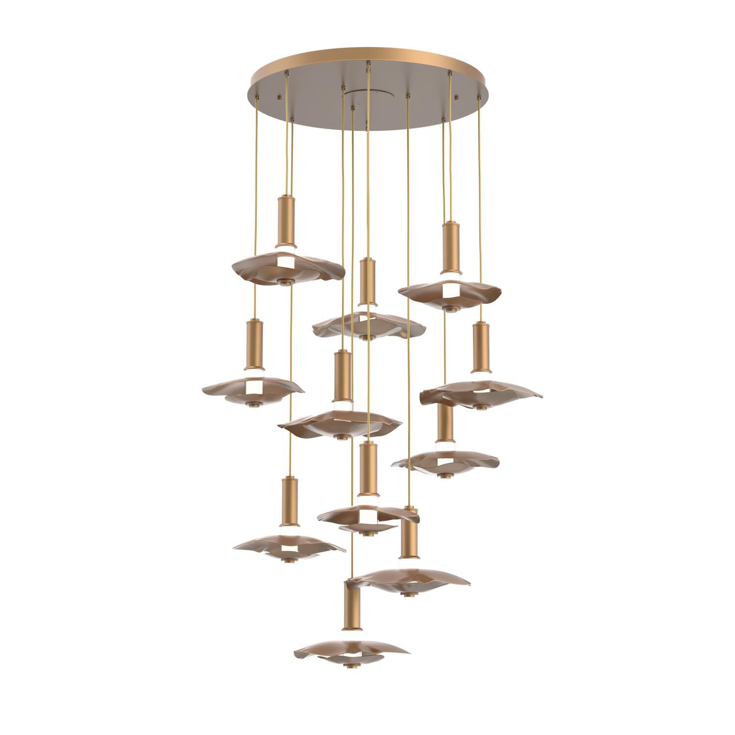 Shown in Novel Brass finish and Matching Finish accent