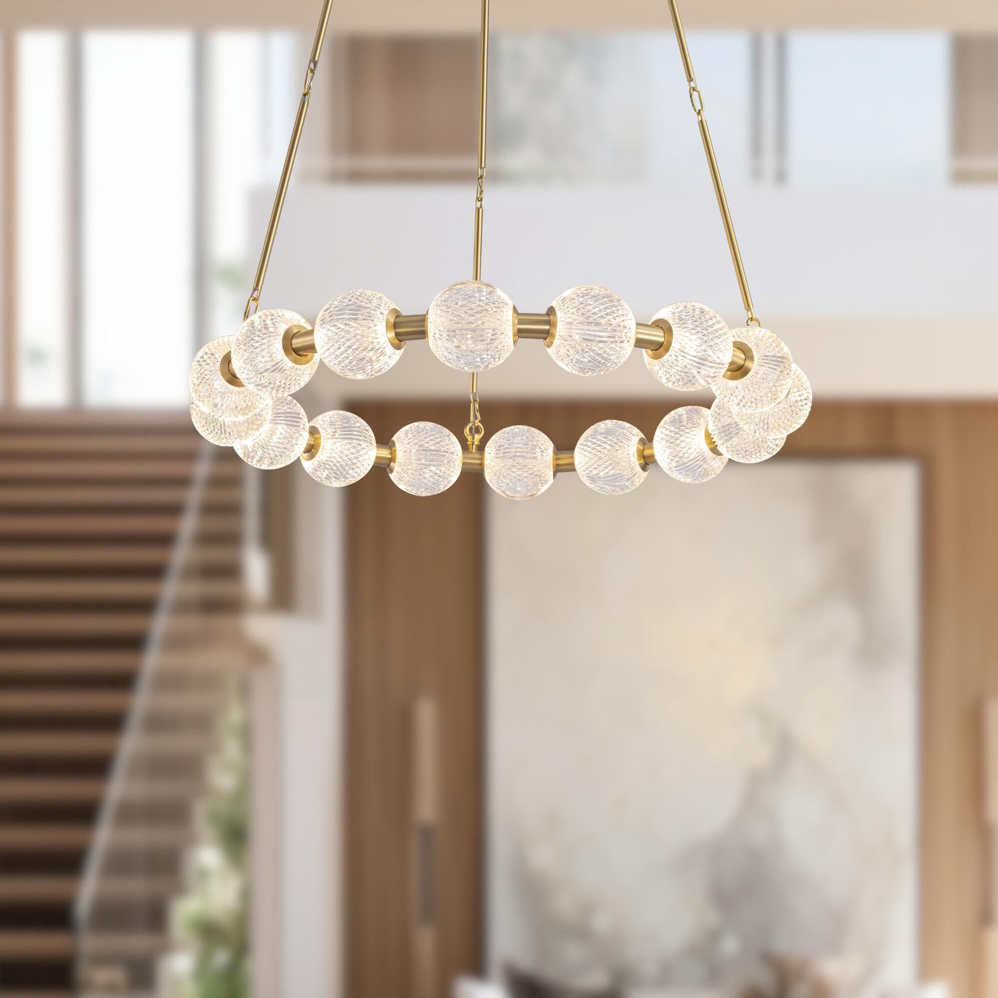 Marni 32 Inch Chandelier by Alora Lighting