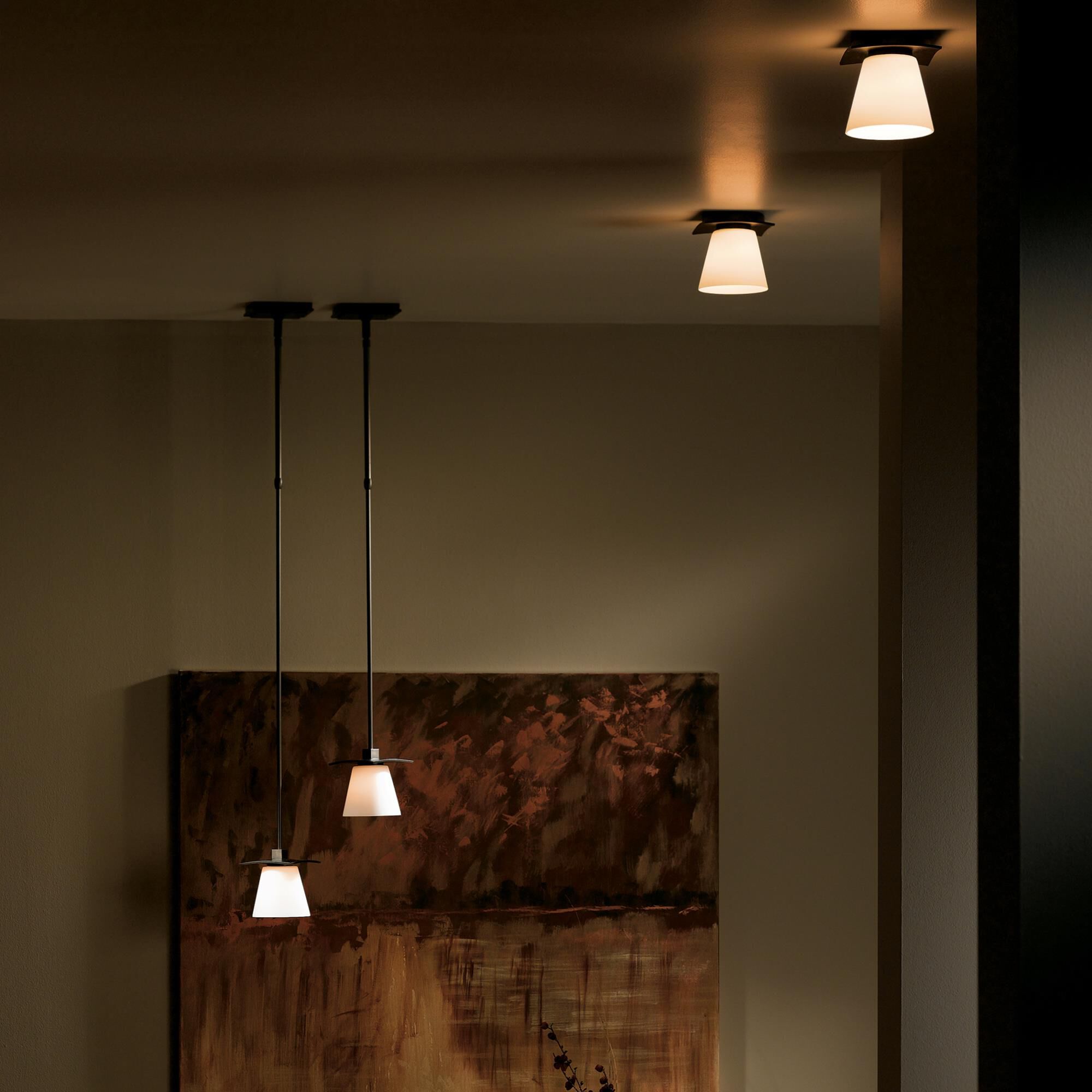Wren 5 Inch 2 Light Flush Mount by Hubbardton Forge